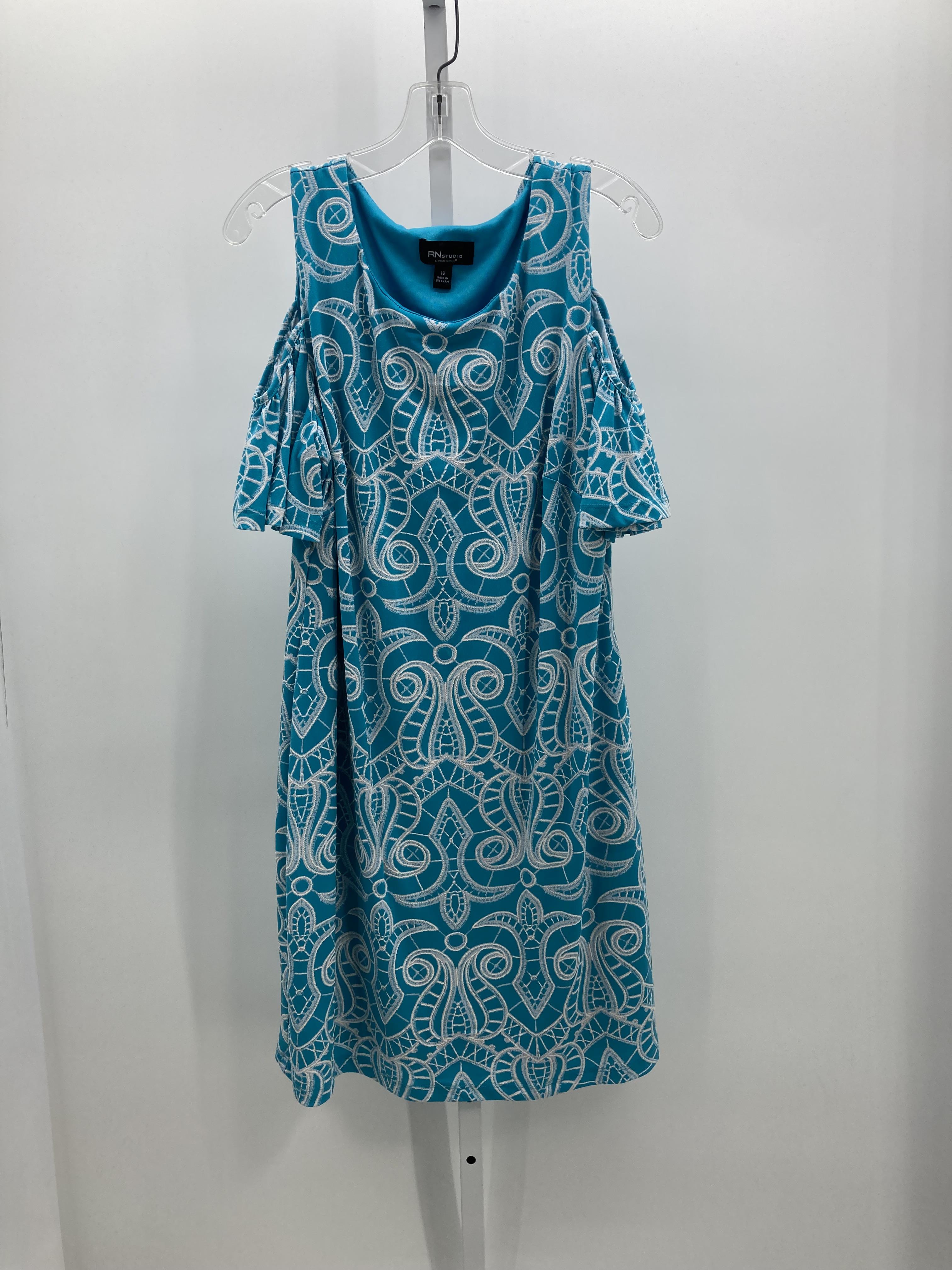 Ronnie Nicole Size 16 Misses Short Sleeve Dress