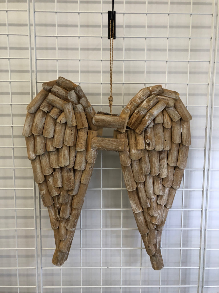 DRIFT WOOD ANGEL WINGS WALL HANGING.