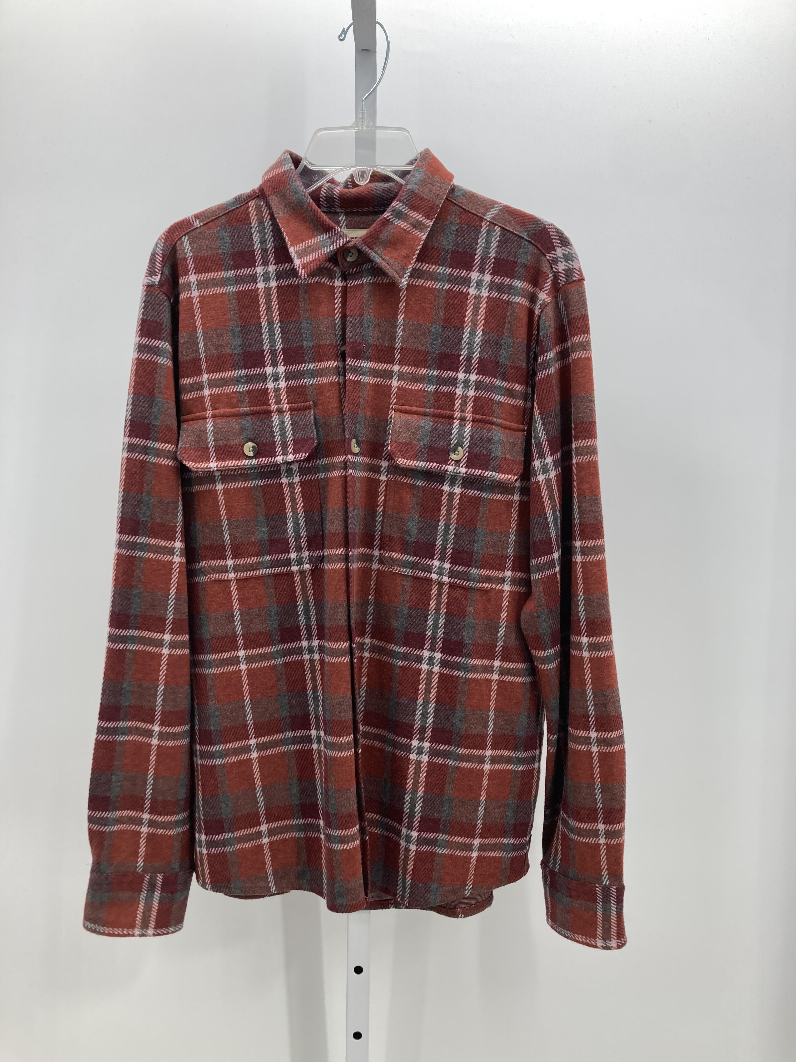 PLAID BTN DOWN