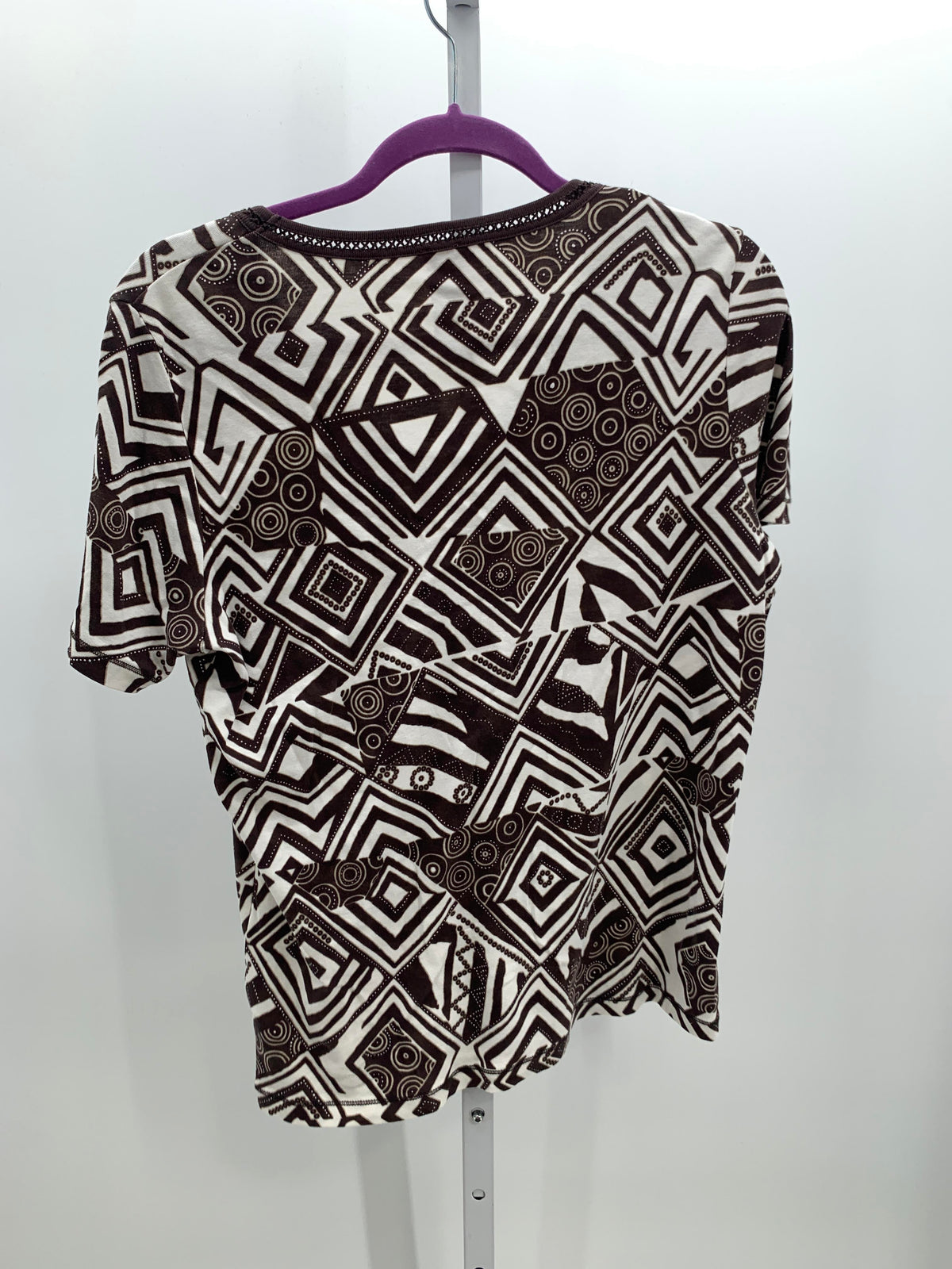 Olsen Size 12 Misses Short Sleeve Shirt