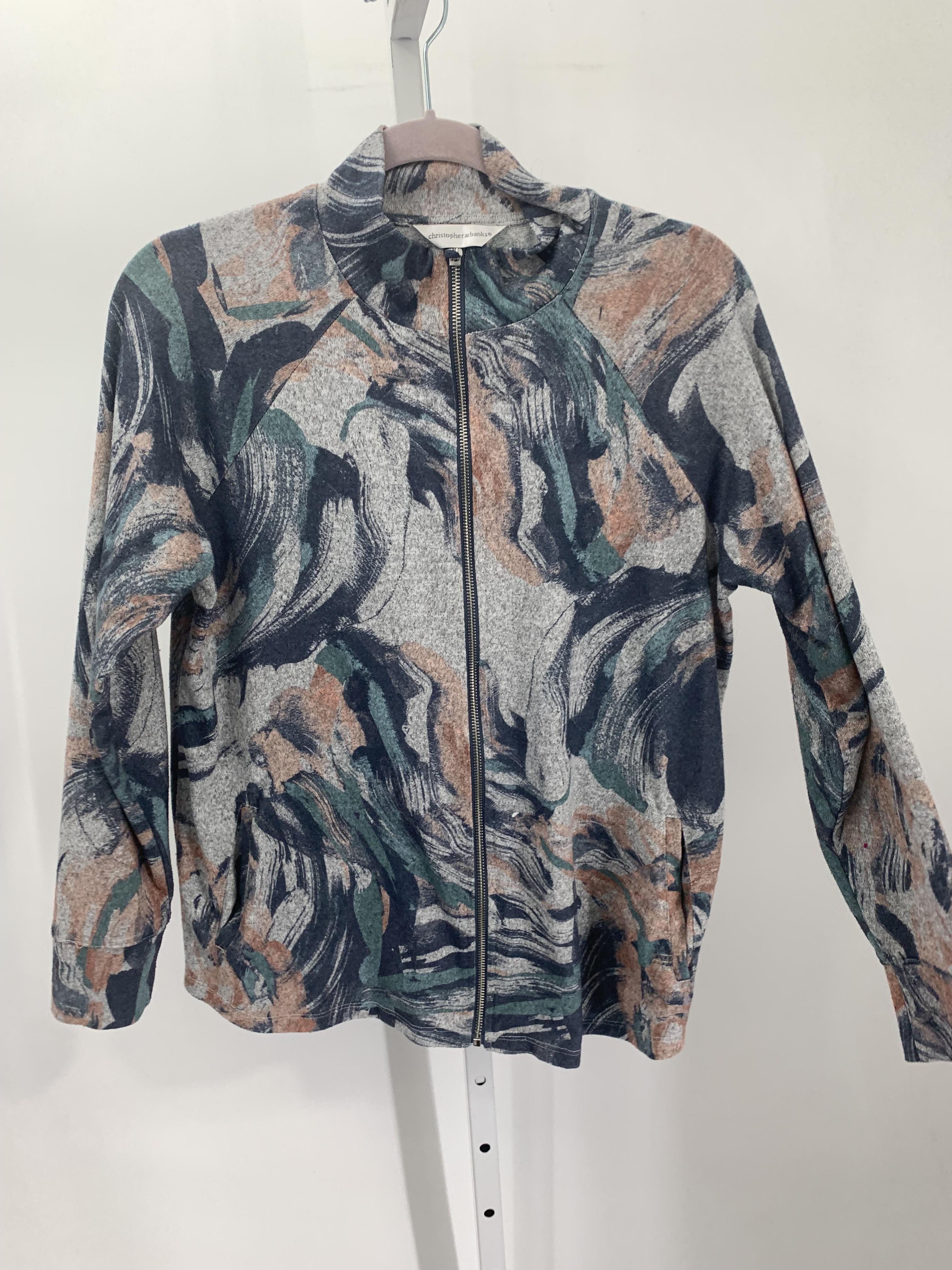 Christopher & Banks Size Large Misses Sweat Jacket