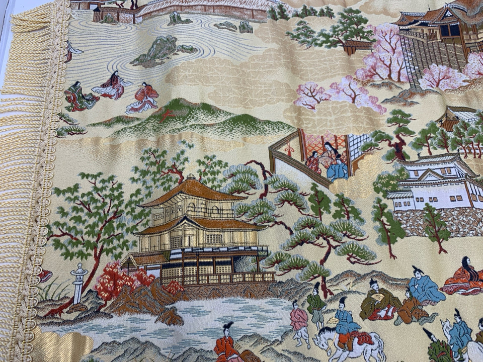 VILLAGE ASIAN STYLE W/ TASSELS.