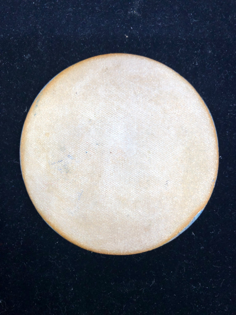 SMALL BLUE CIRCLE TRINKET TRAY.