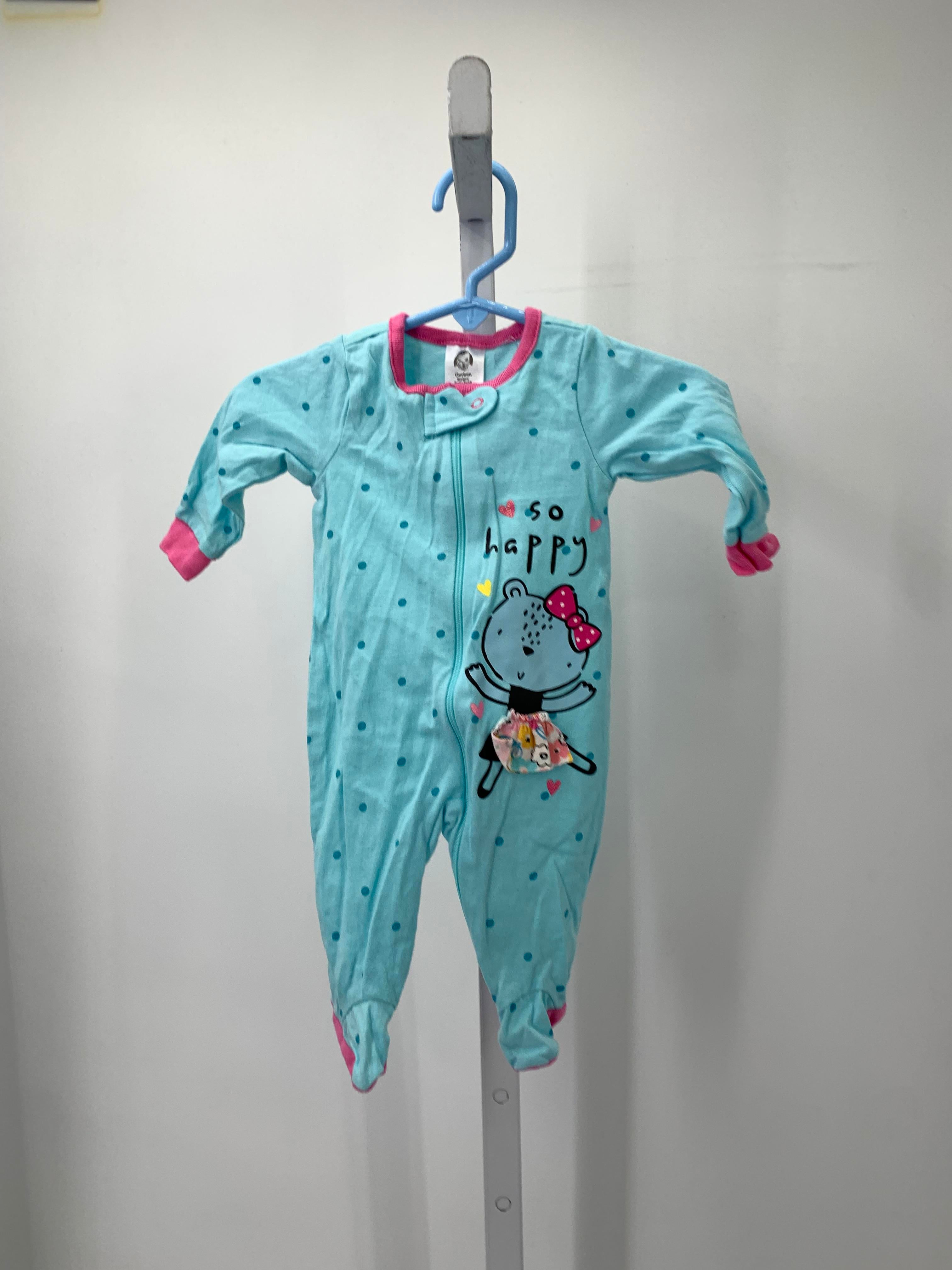 Gerber Size Newborn Girls Long Slv. Romper