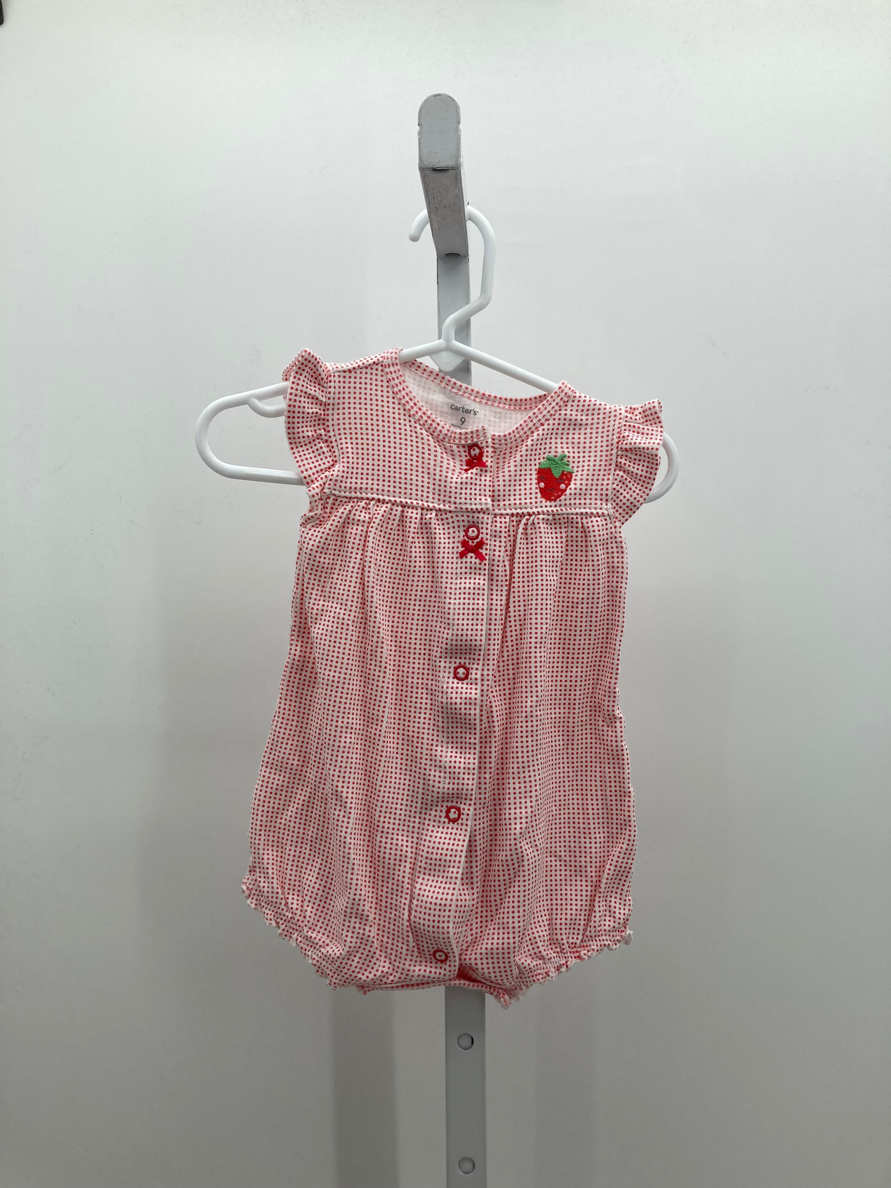 Carters Size 9 Months Girls Sleeveless Romper