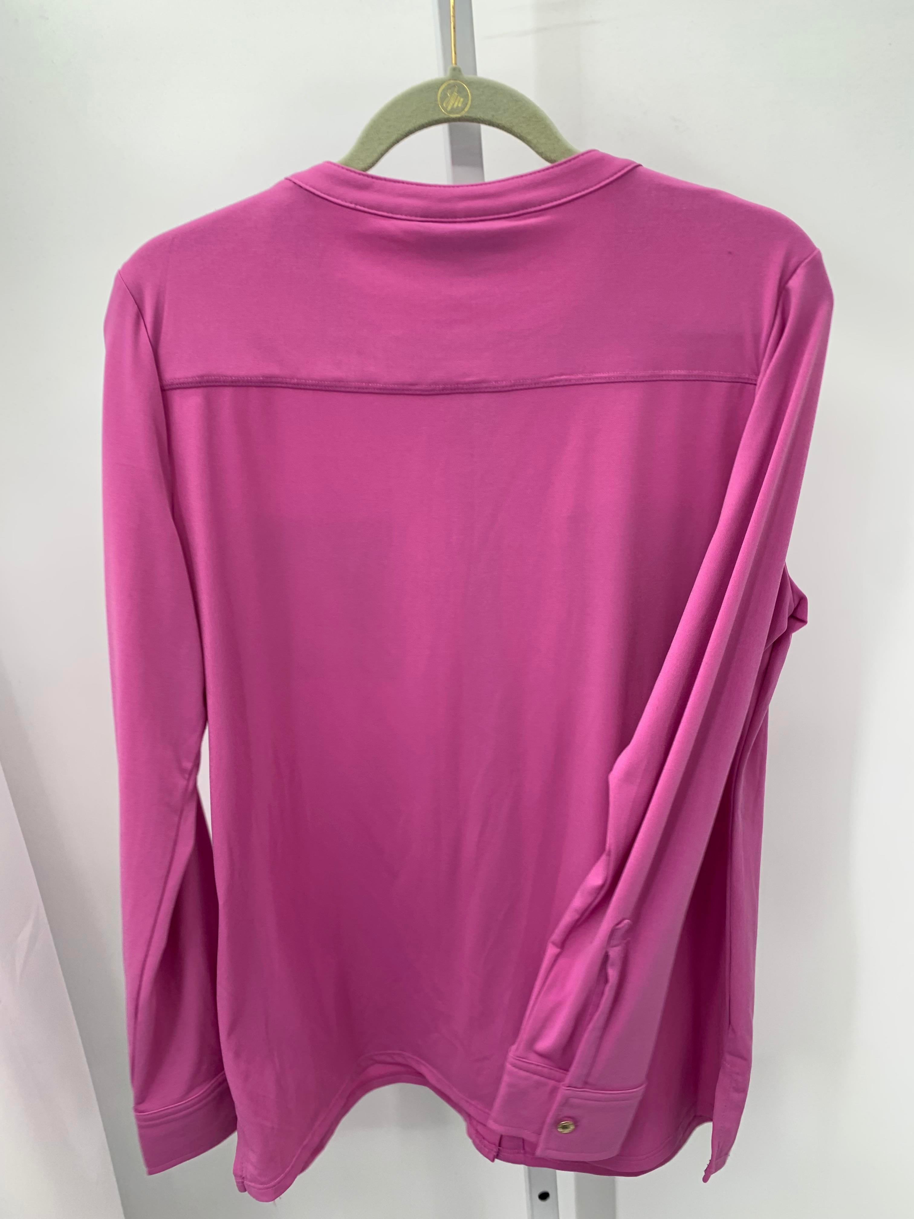 Dana Buchman Size Large Misses Long Sleeve Shirt