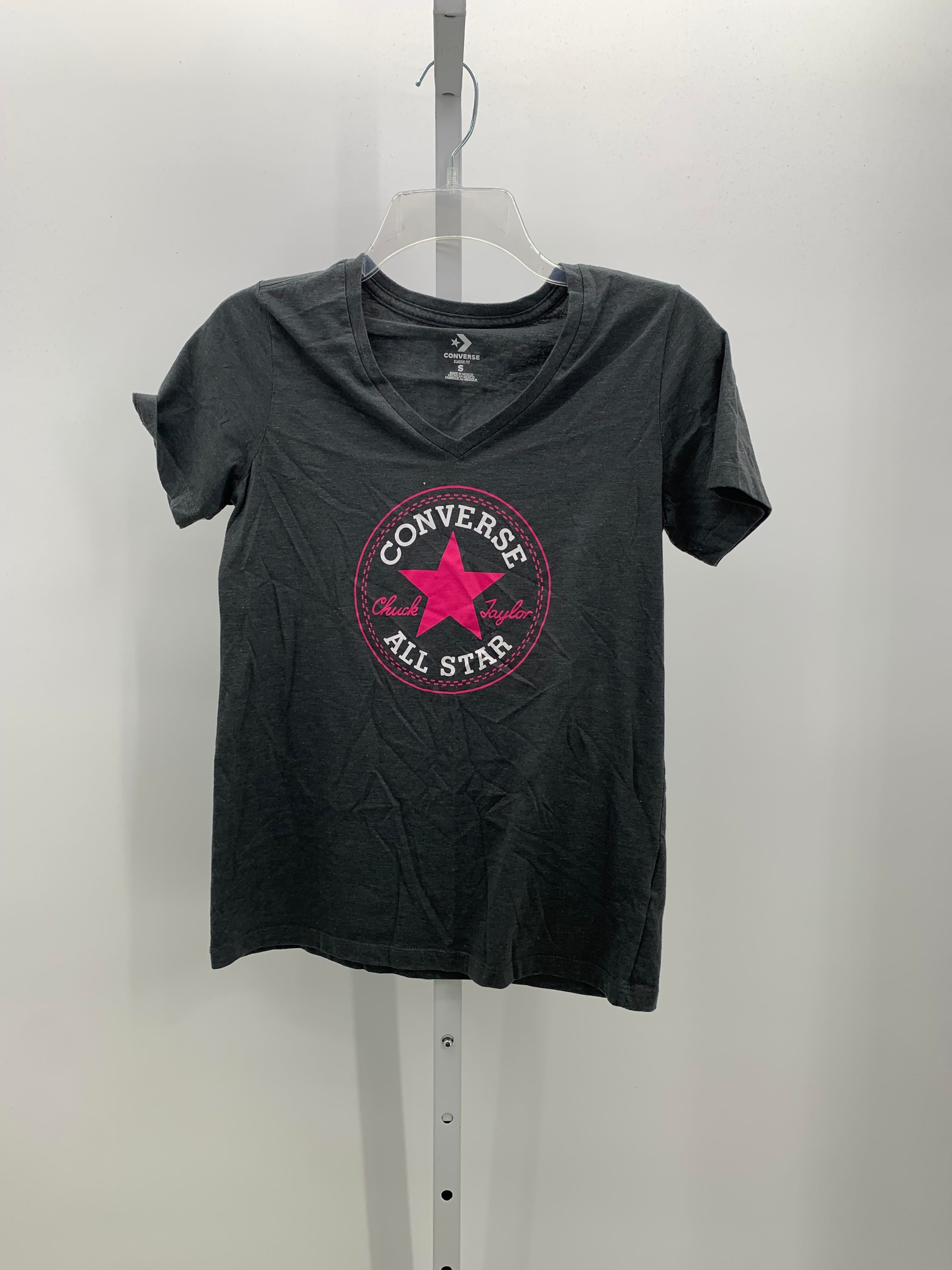 Converse Size Small Juniors Short Sleeve Shirt