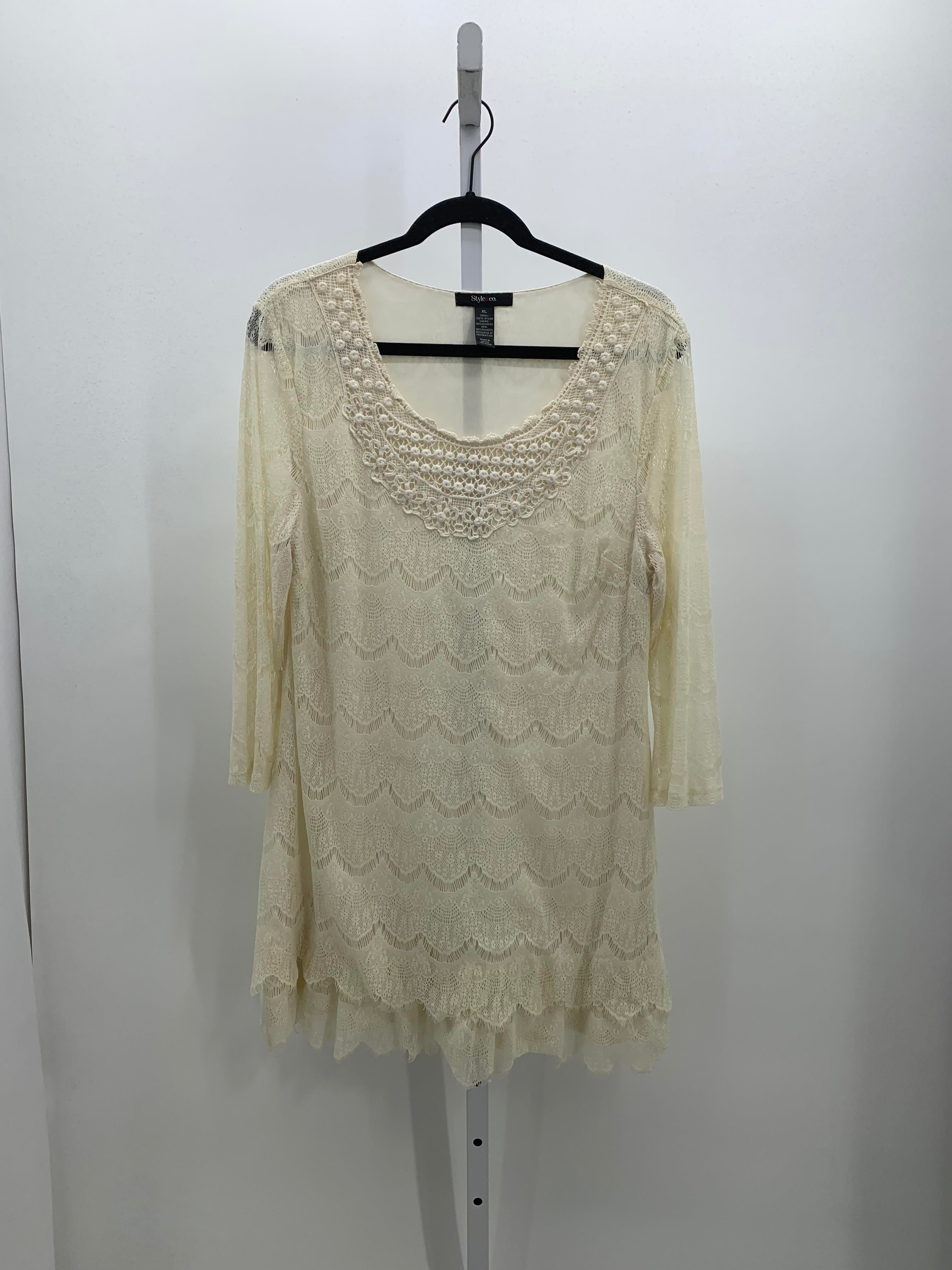 Style & Co. Size Extra Large Misses 3/4 Sleeve Dress