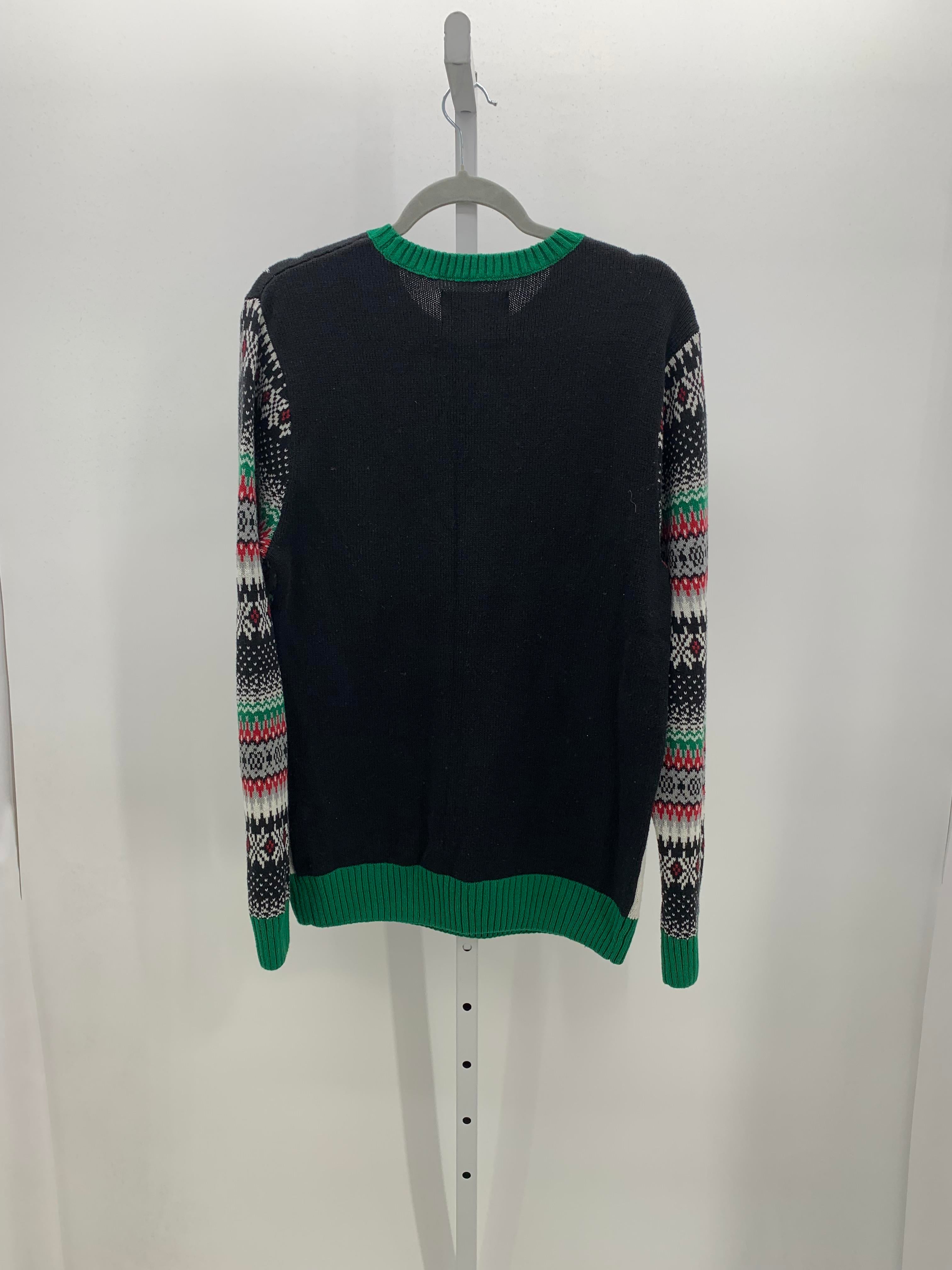 LONG SLV SWEATER SANTA MOTORCYCLE.