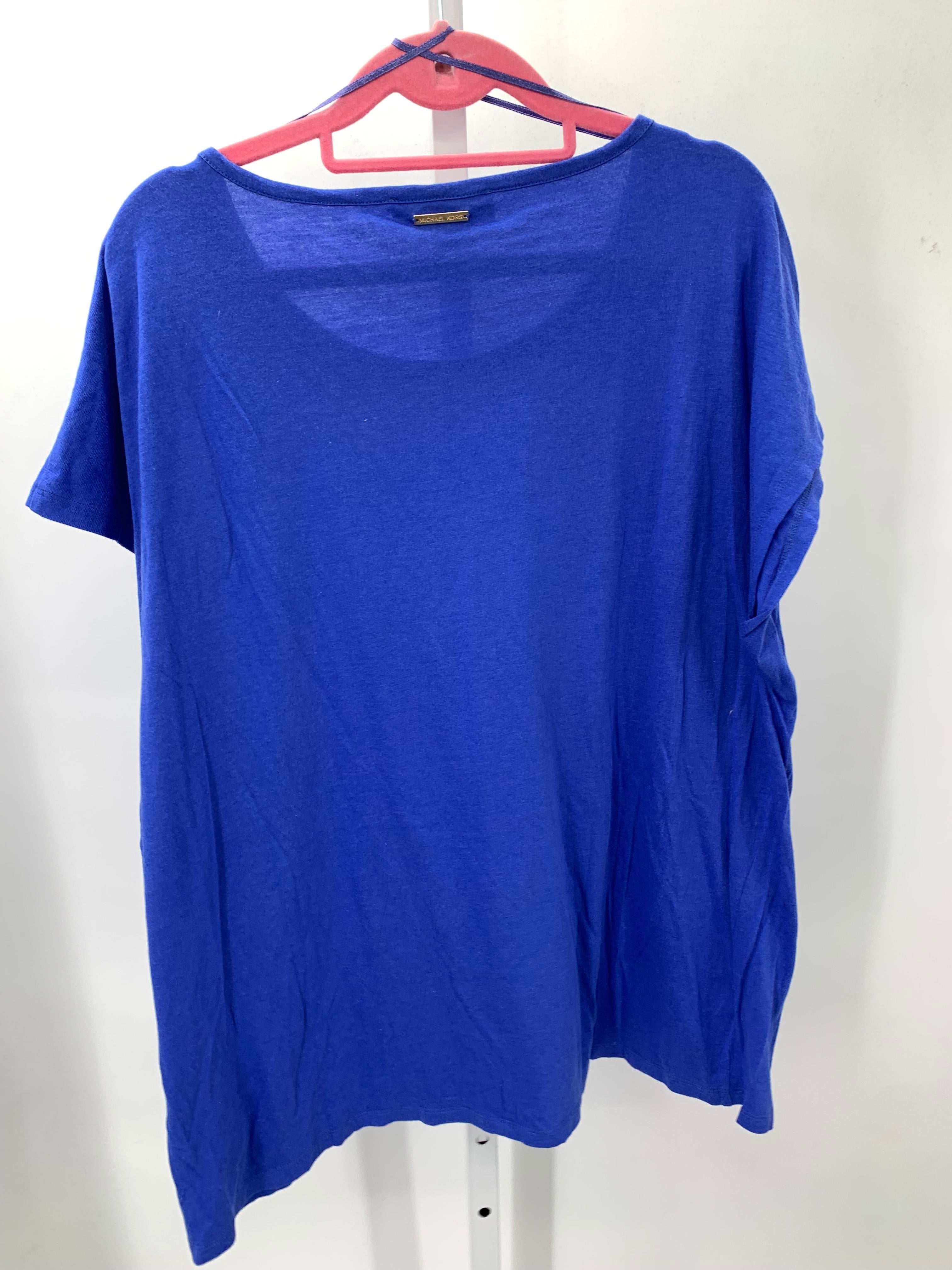 Michael Kors Size 2X Womens Short Sleeve Shirt