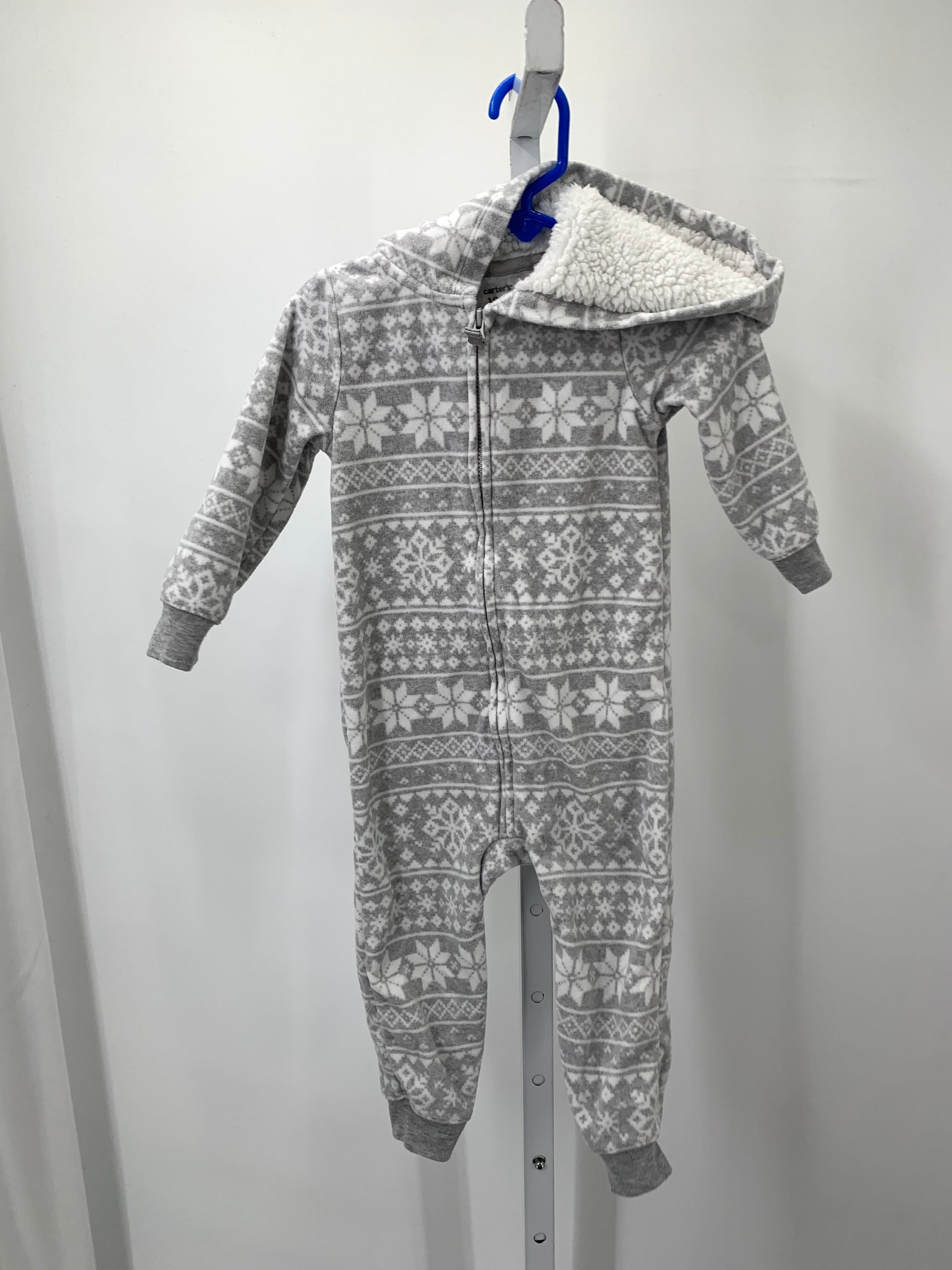 Carters Size 18 Months Girls Long Slv. Romper