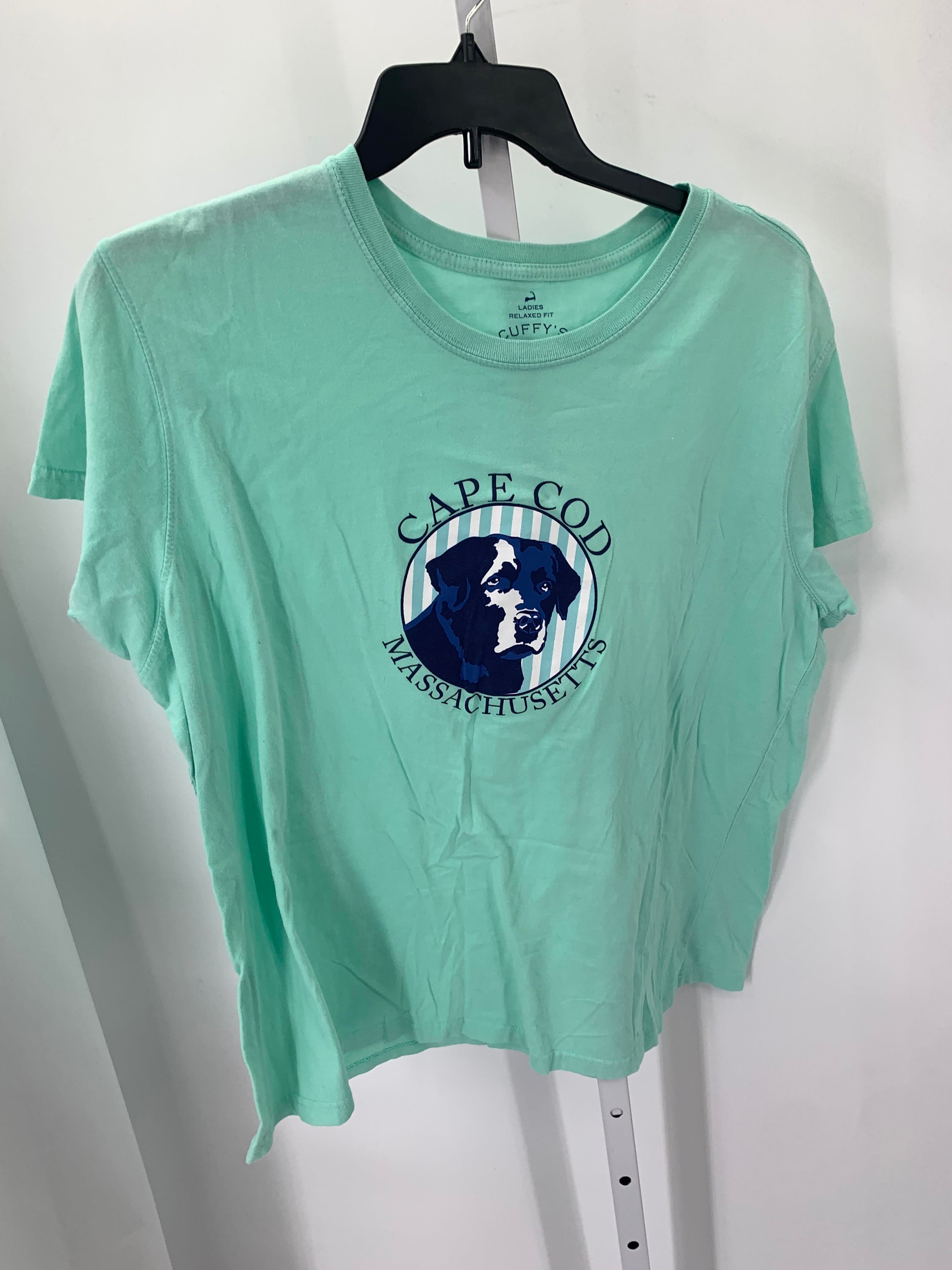 Cuffys Size 2X Womens Short Sleeve Shirt