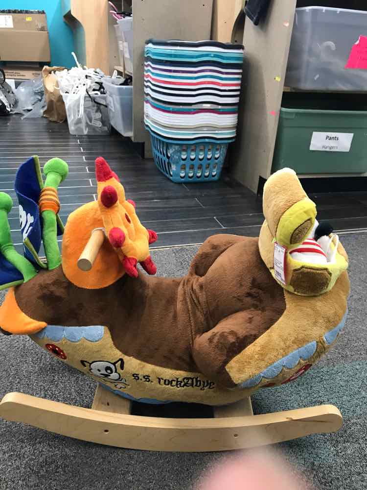 Rockabye Ahoy Doggie Pirate Ship Rocker