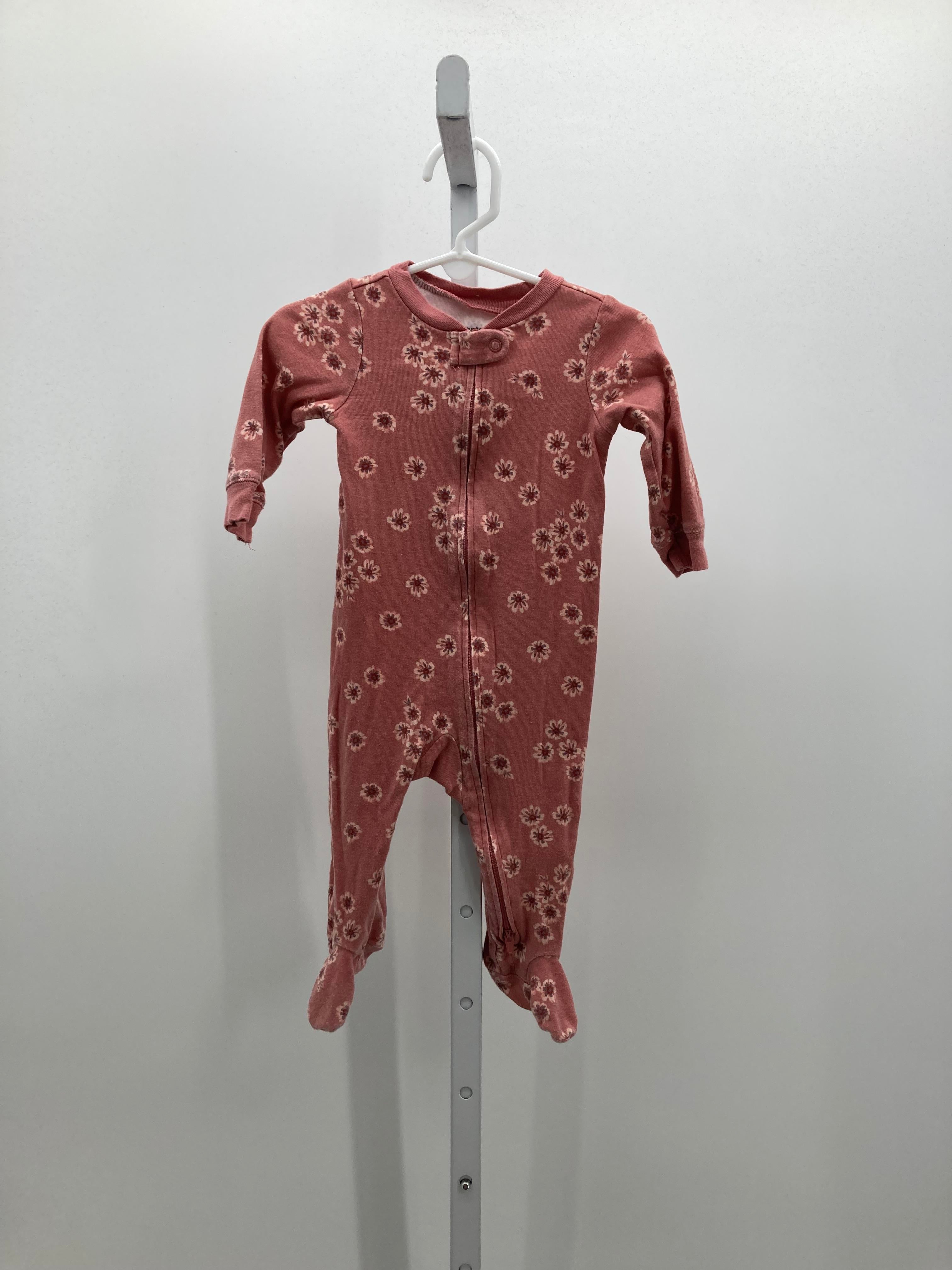 Carters Size 9 Months Girls Long Slv. Romper