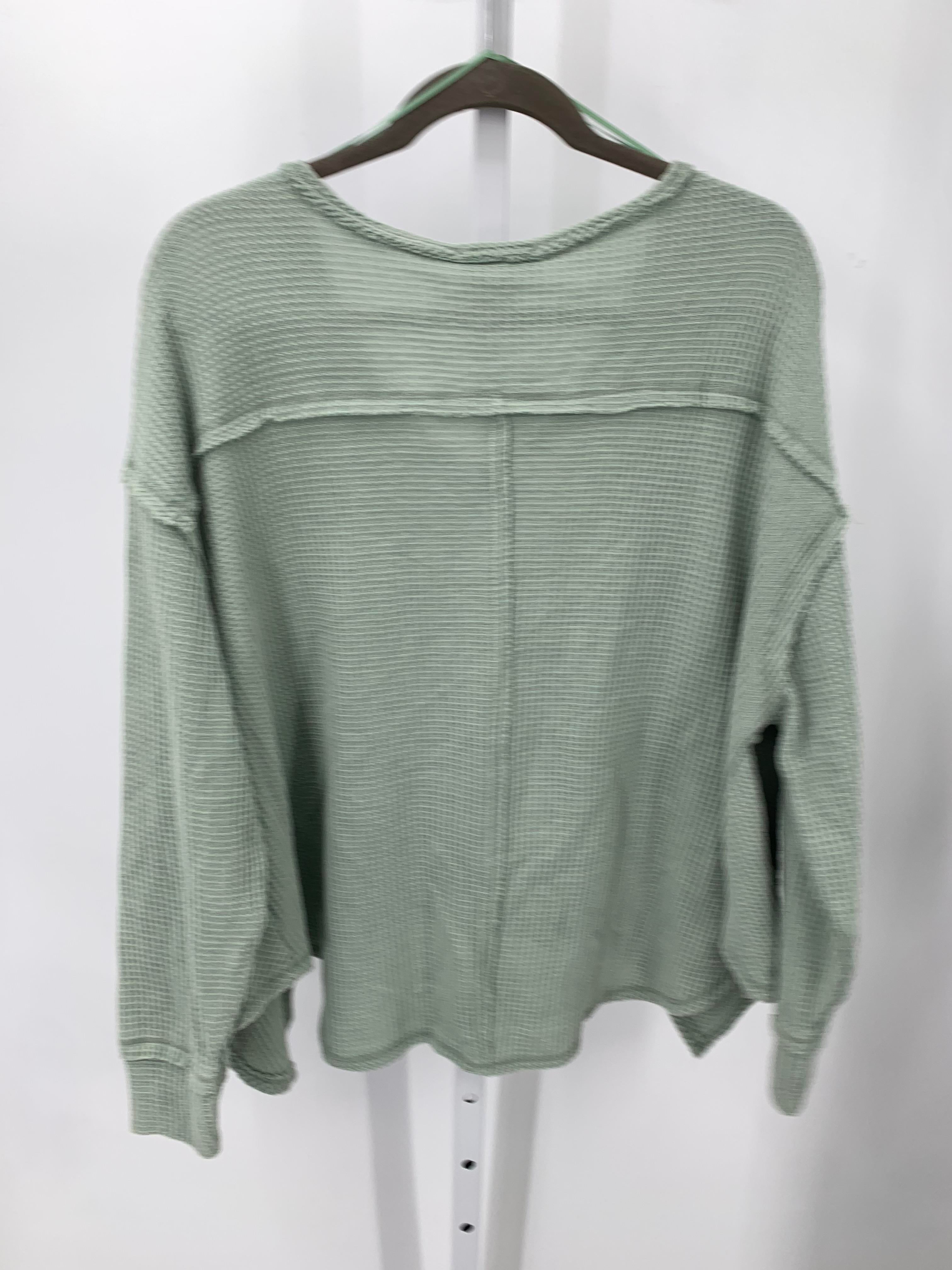 Pink Rose Size Small Juniors Long Sleeve Shirt