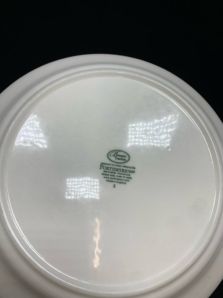 8 PORTMEIRION BOTANIC GARDEN SALAD PLATES.