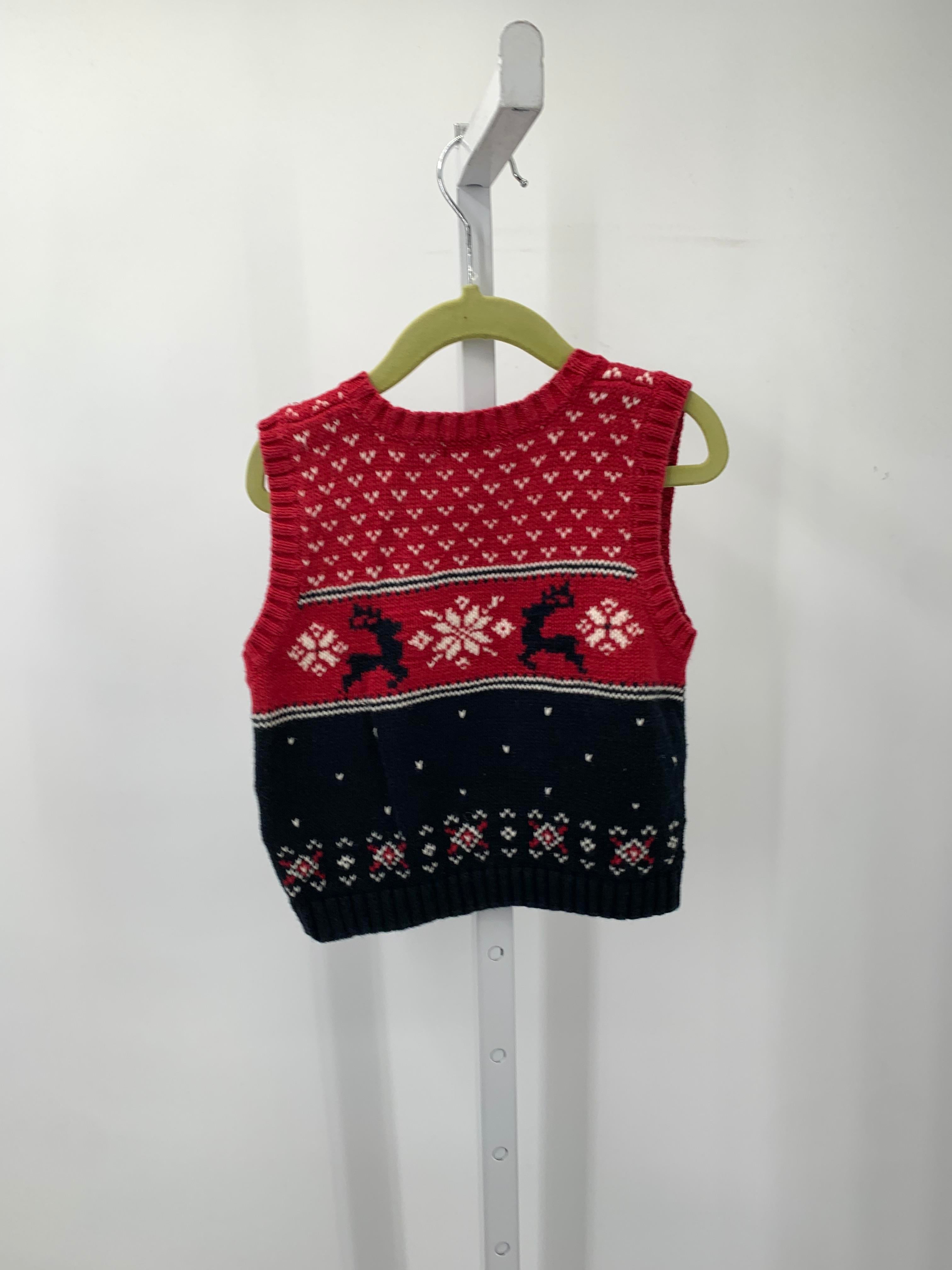 SNOW FLAKES REINDEER SWEATER VEST'