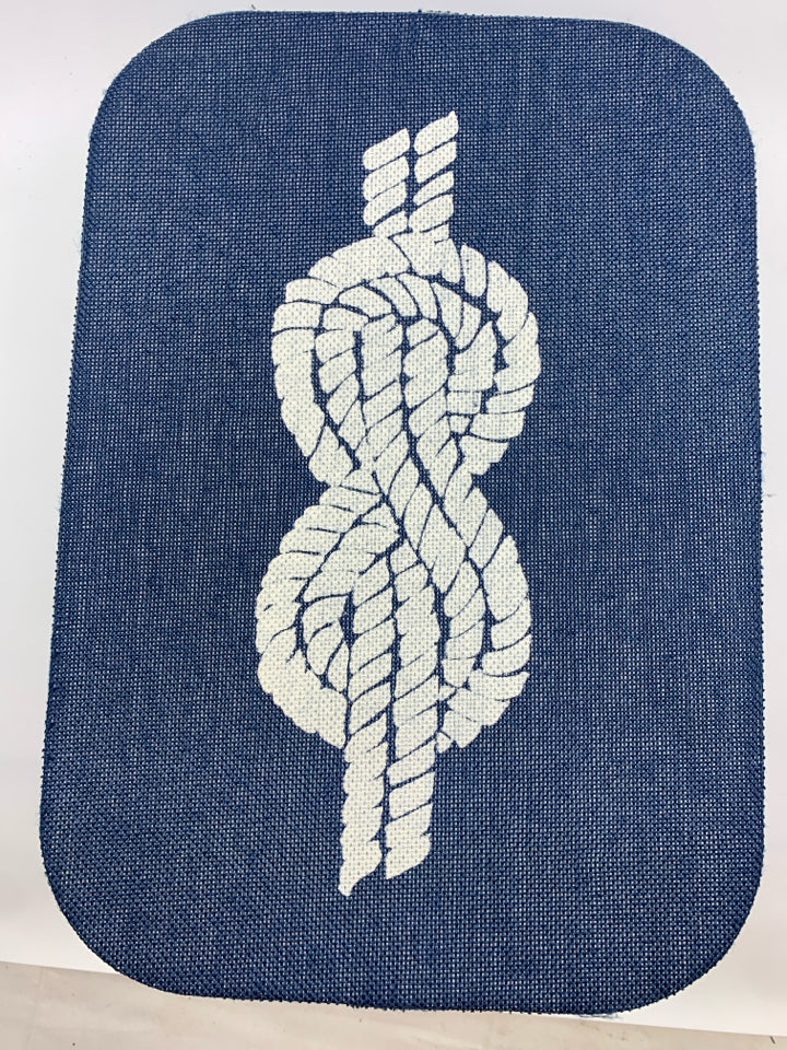 NAUTICAL KNOT DECORATIVE STORAGE BOX.