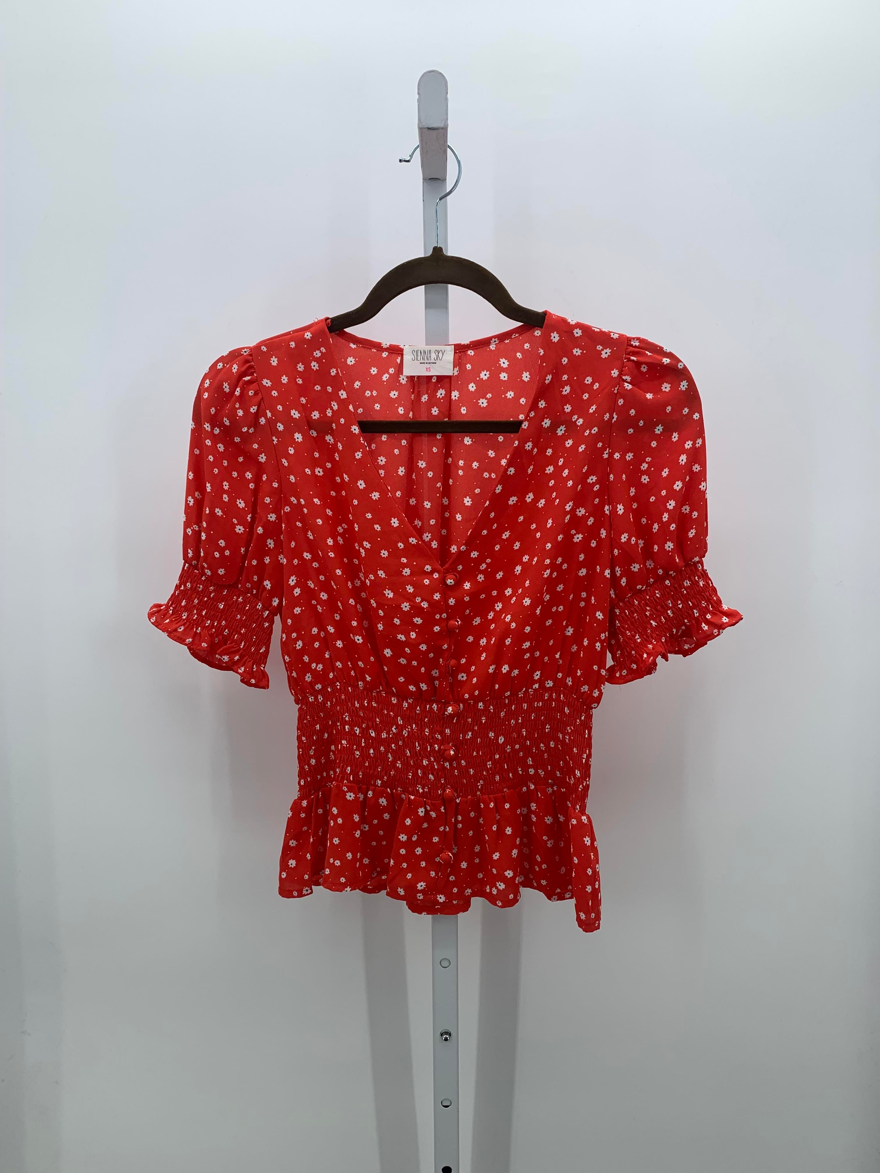 Size X Small Juniors Short Sleeve Shirt