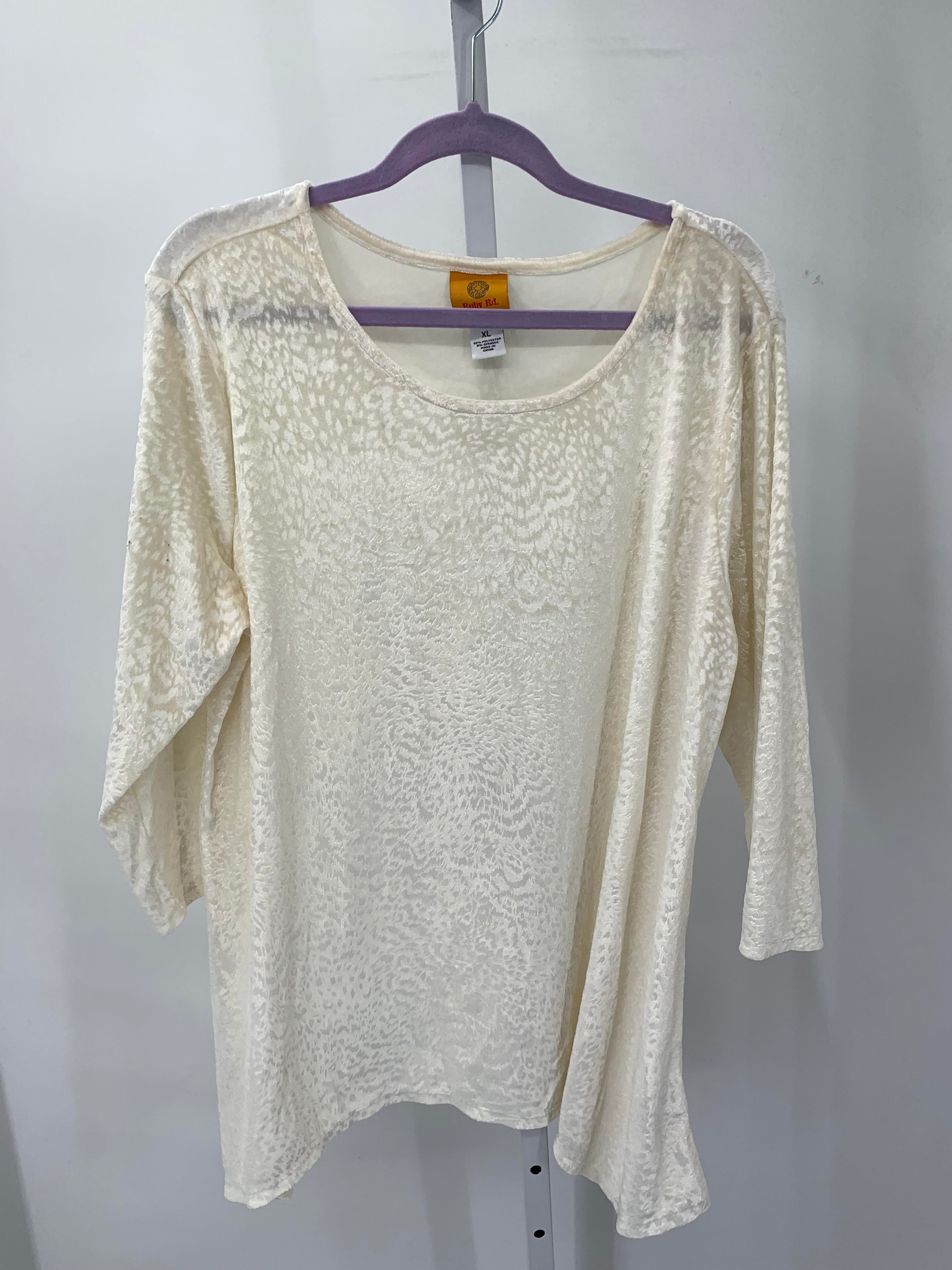 Ruby Rd. Size Extra Large Misses 3/4 Sleeve Shirt