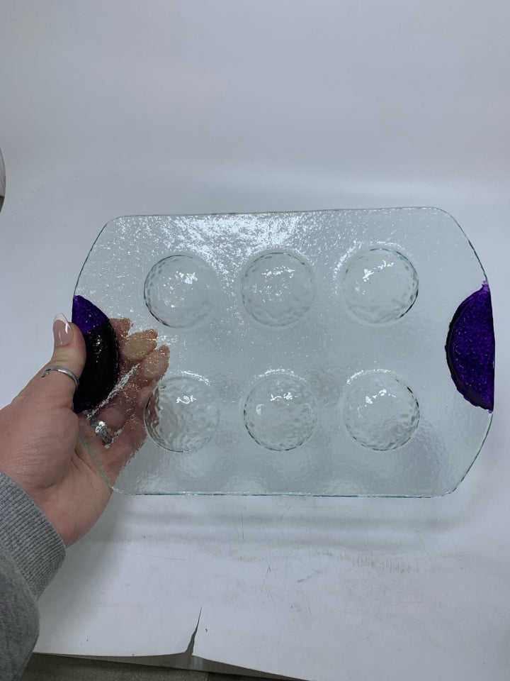 6 SLOT GLASS PAINT PALLET.