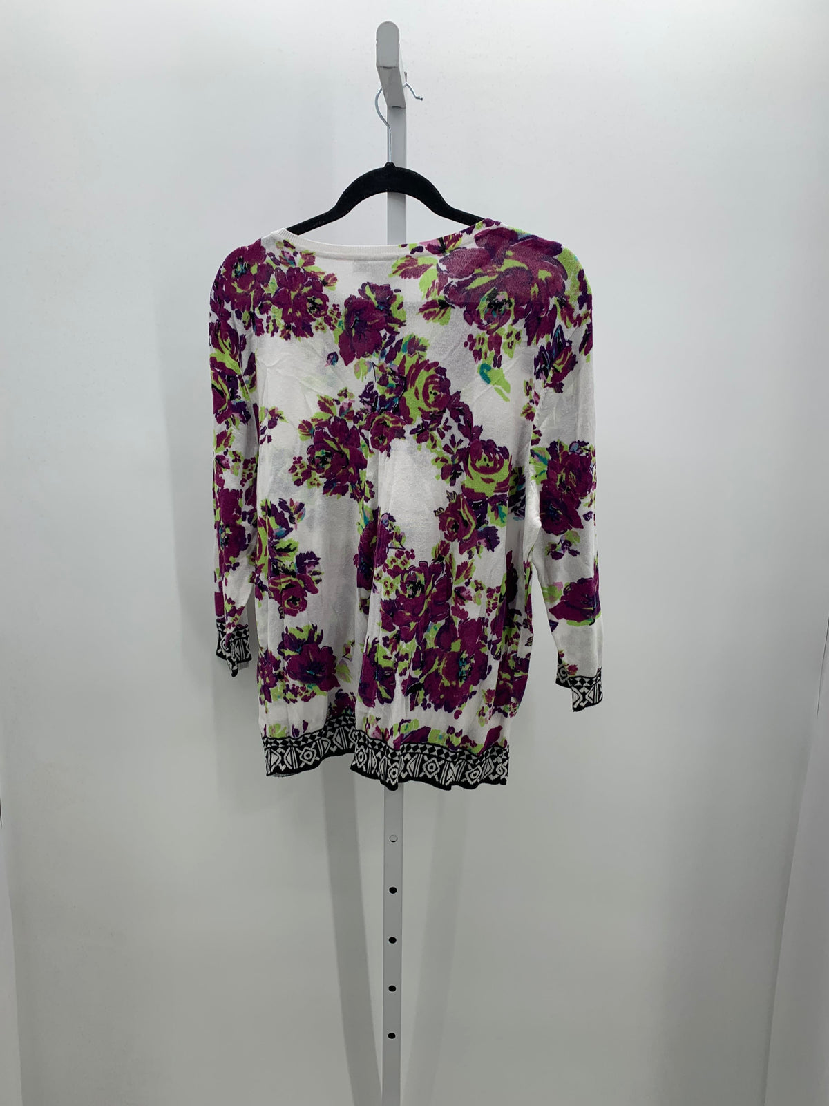 CJ Banks Size 1X Womens 3/4 Sleeve Sweater