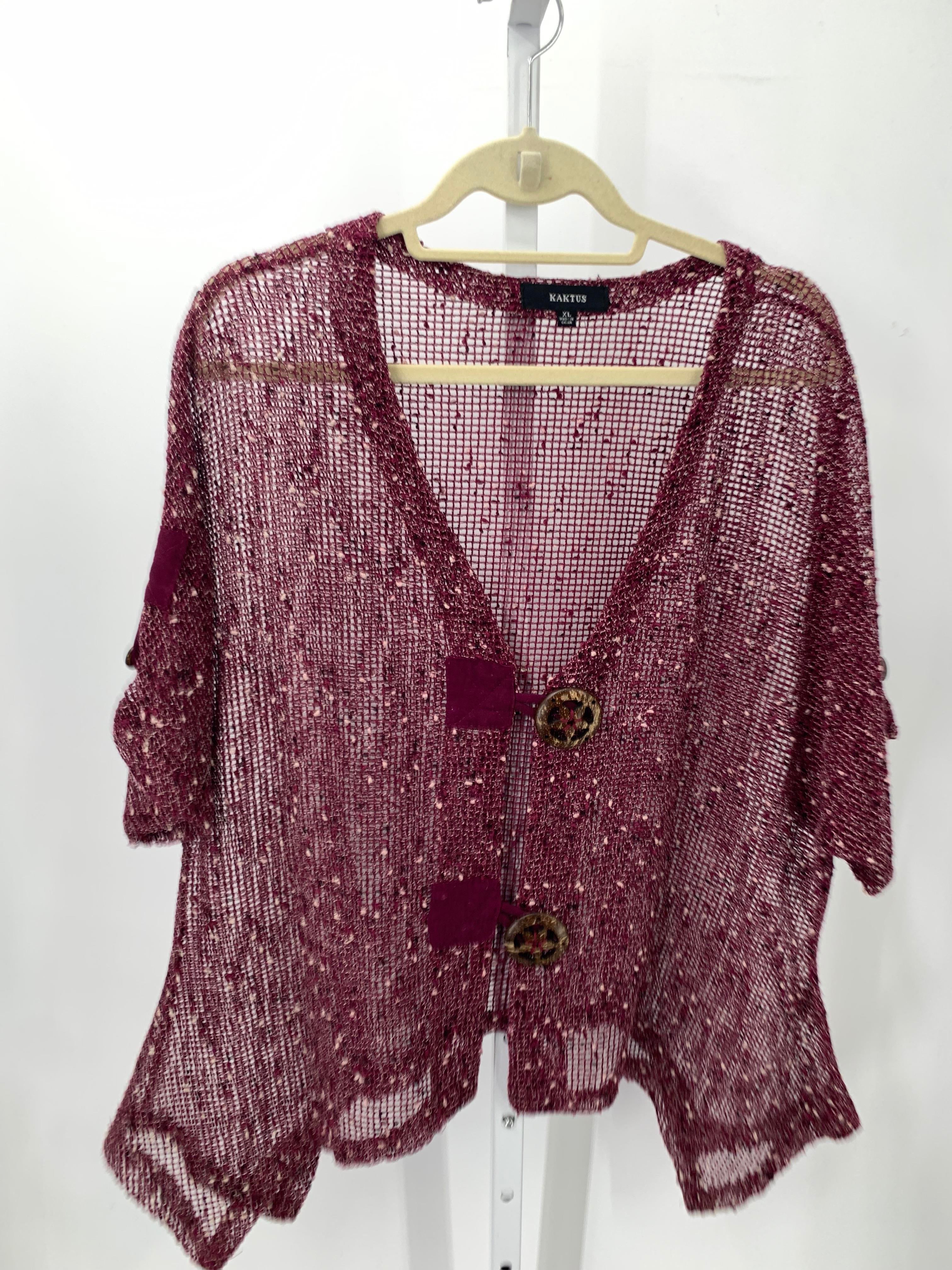 Size Extra Large Misses Short Slv Sweater