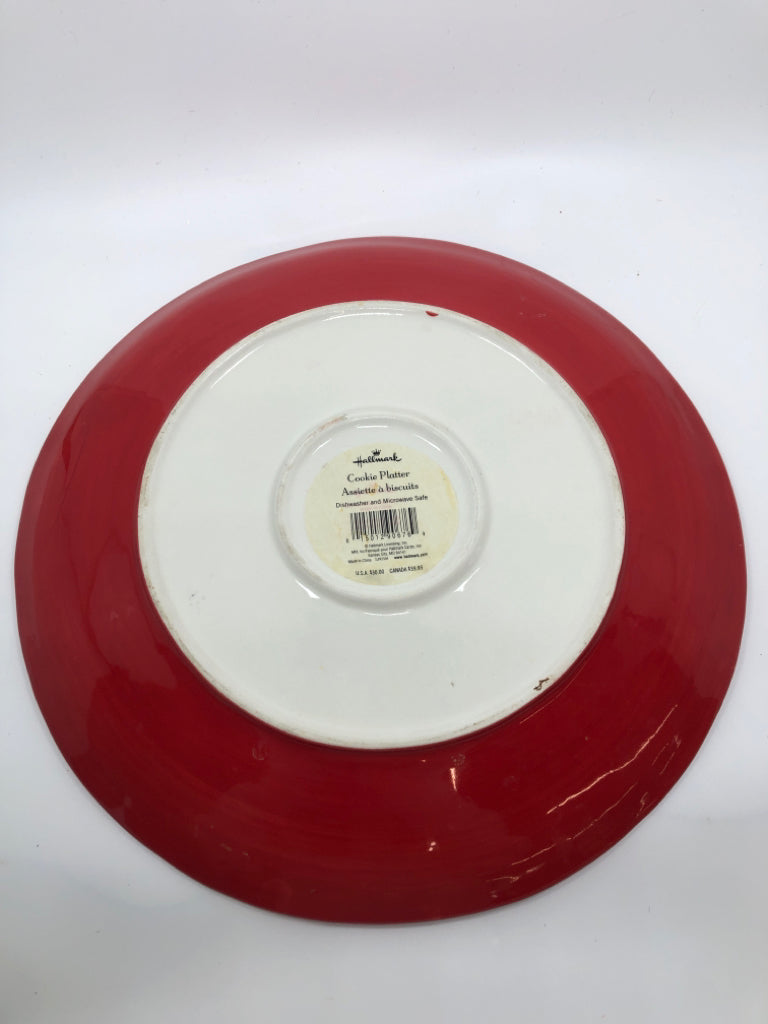 WINTER COOKIES PLATTER RED.