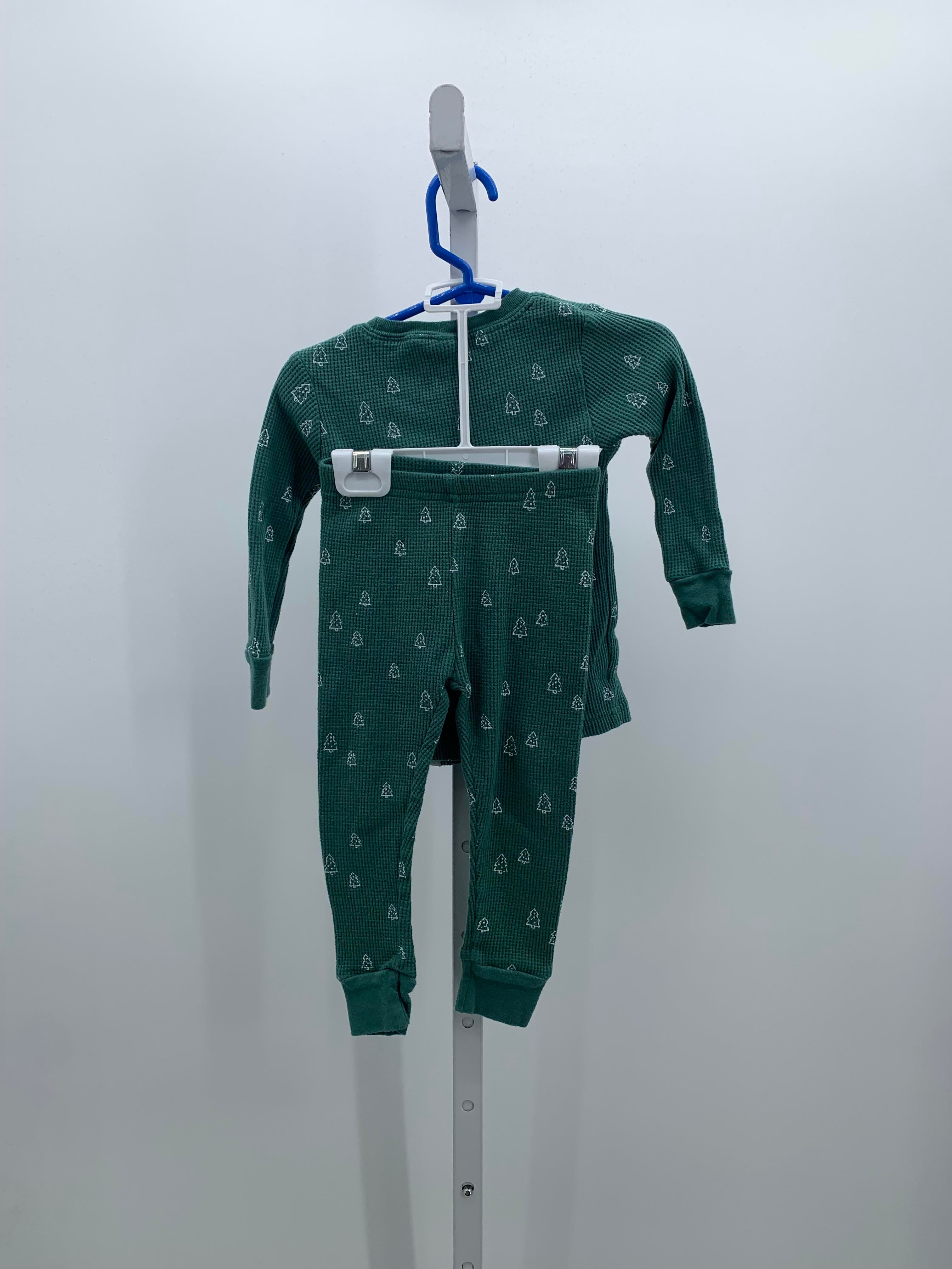 PJS WAFFLE KNIT WHITE TREES