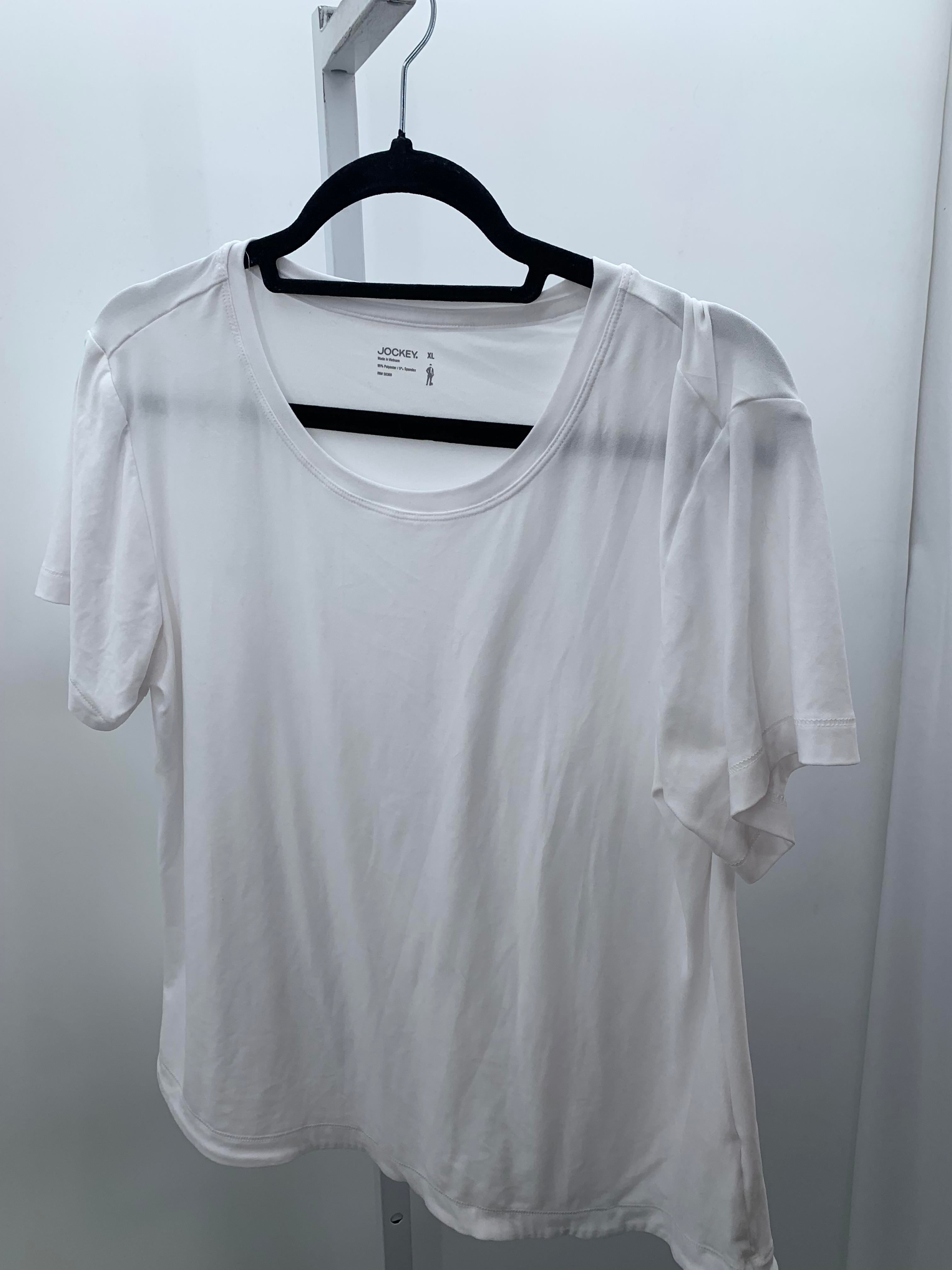 Jockey Size Extra Large Misses Short Sleeve Shirt