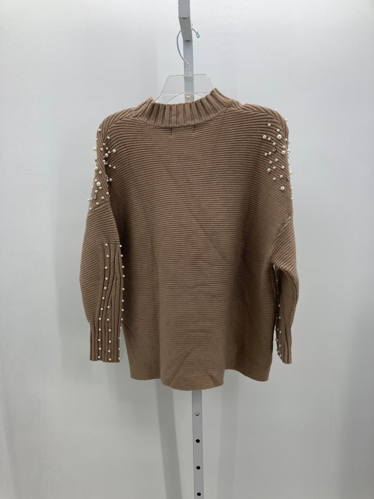 Charlie Page Size Medium Misses Long Slv Sweater