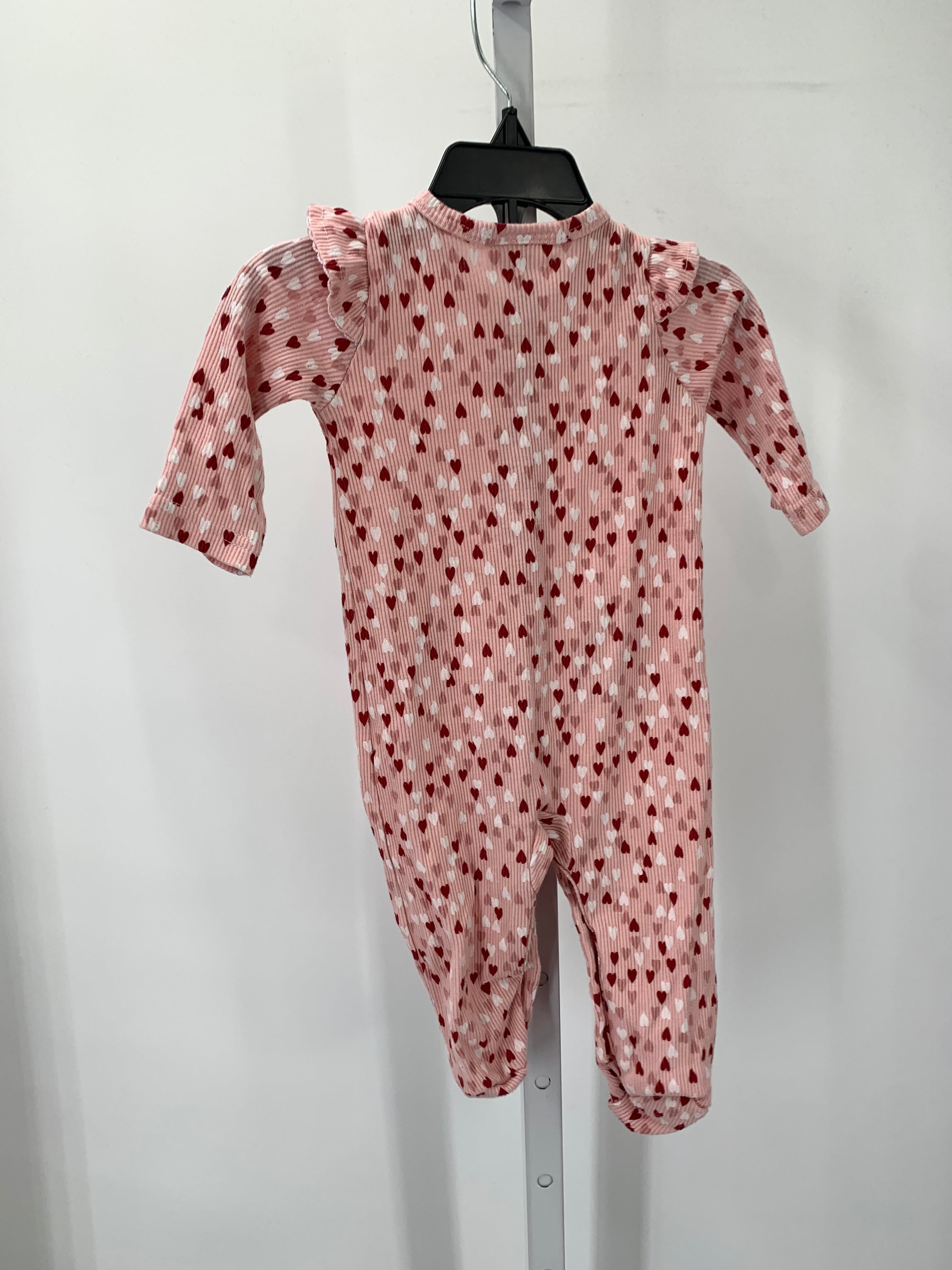 Nicole Miller Size 6-9 mon Girls Long Slv. Romper