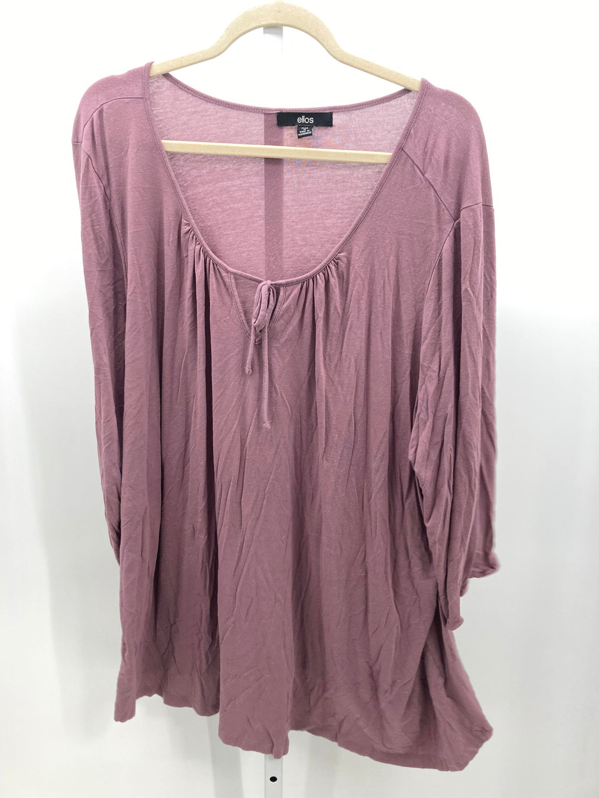 Size 1X Womens 3/4 Sleeve Shirt