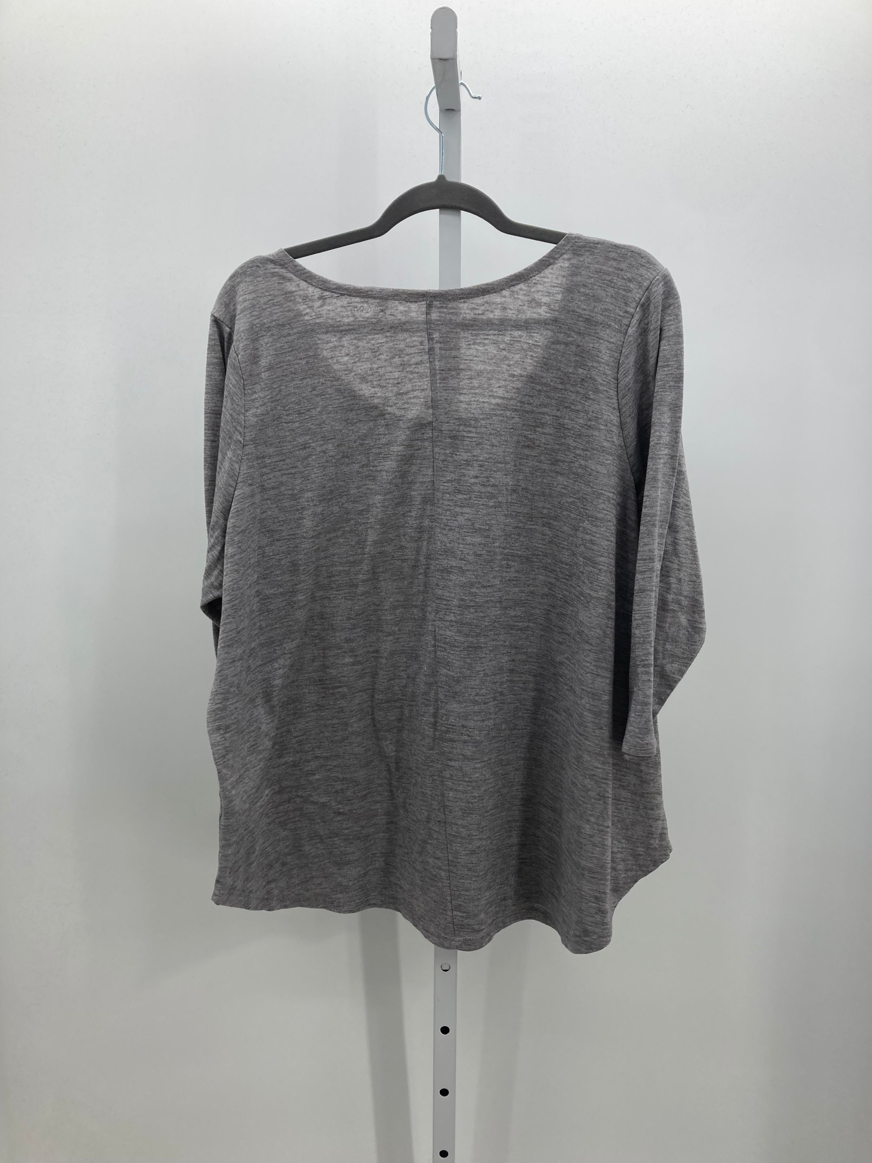 Lane Bryant Size 22/24 W Womens 3/4 Sleeve Shirt