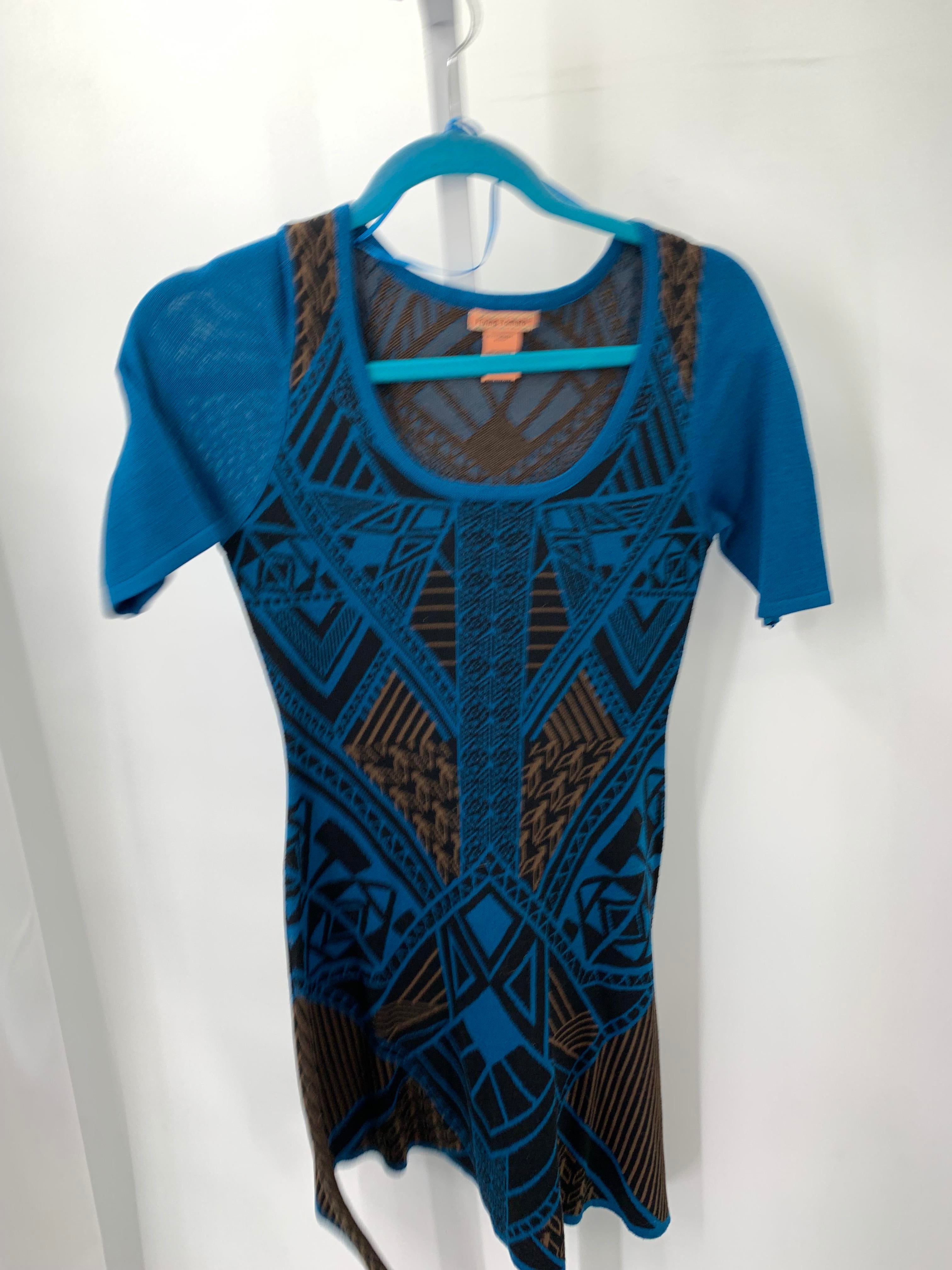 Flying Tomato Size Medium Misses Short Sleeve Dress