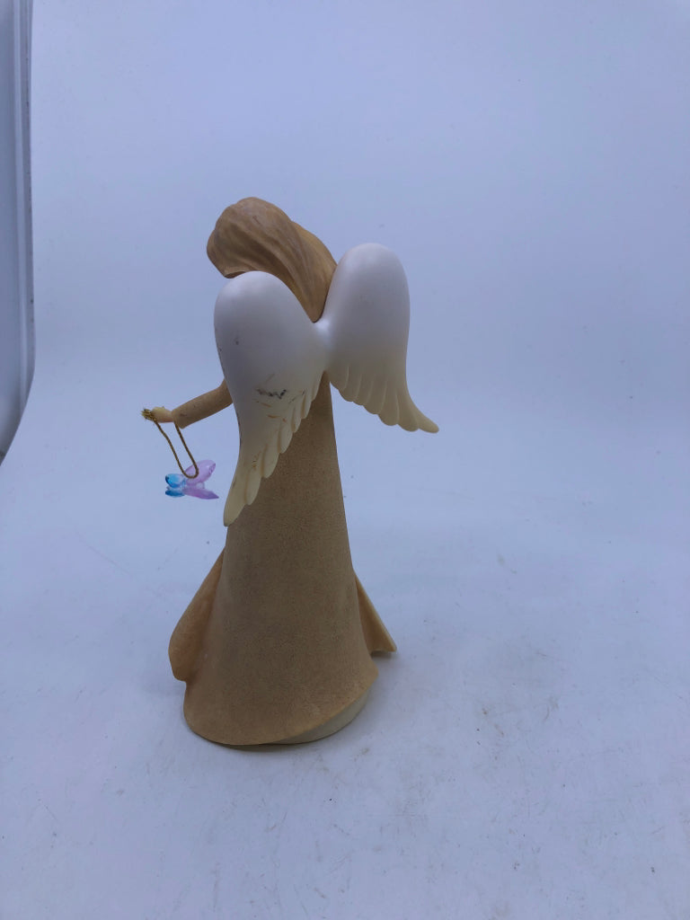 A NEW BEGINNING ANGEL W/BUTTERFLY.