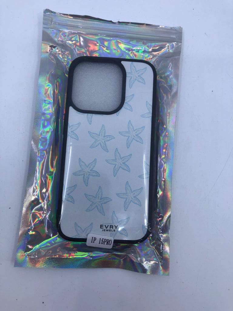 IPHONE 15 PHONE CASE STARFISH PRINT.