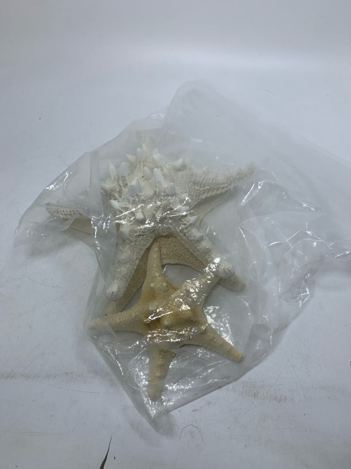 3 STAR FISH IN BAG.