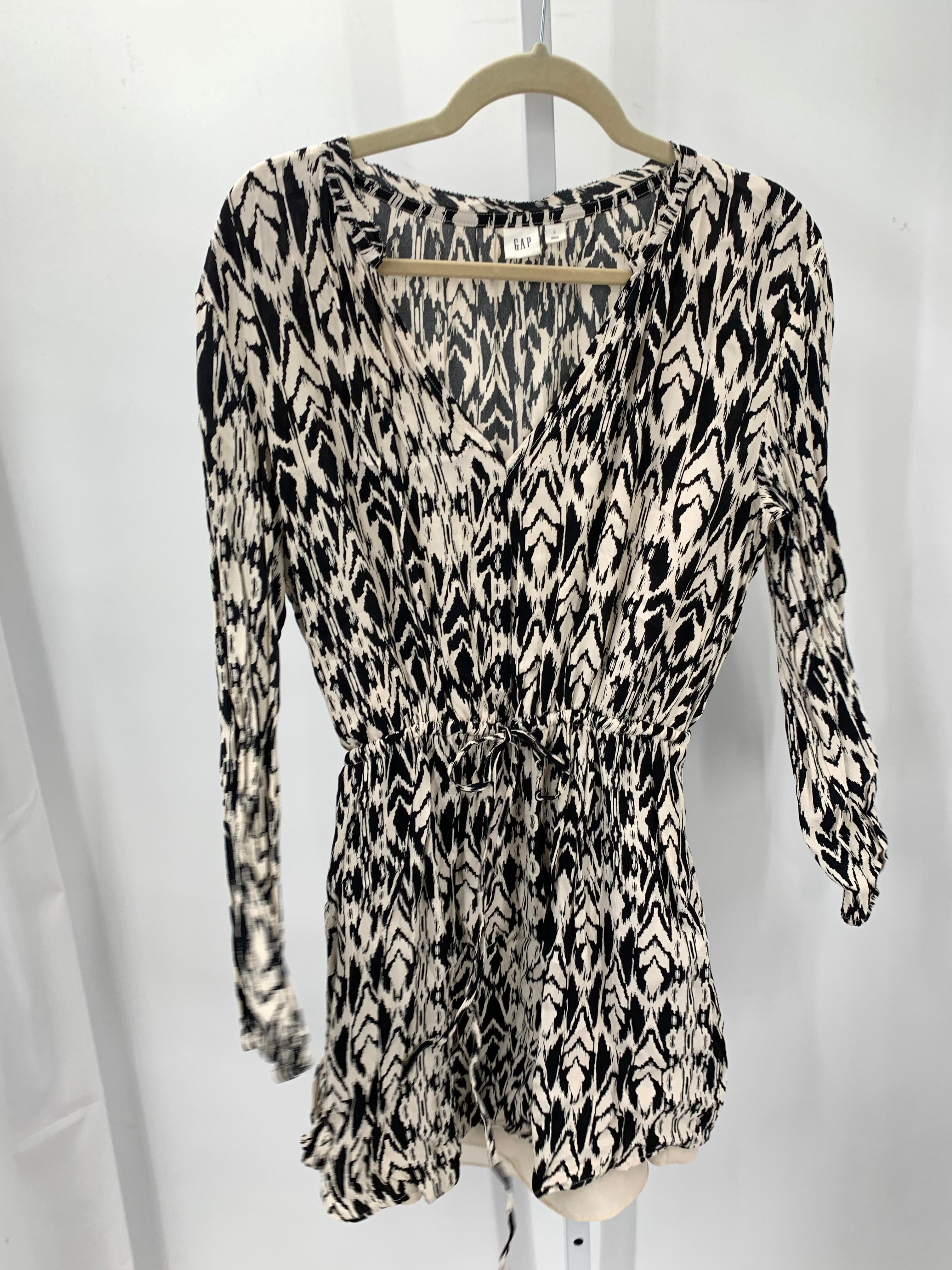 Gap Size Large Misses Long Sleeve Dress