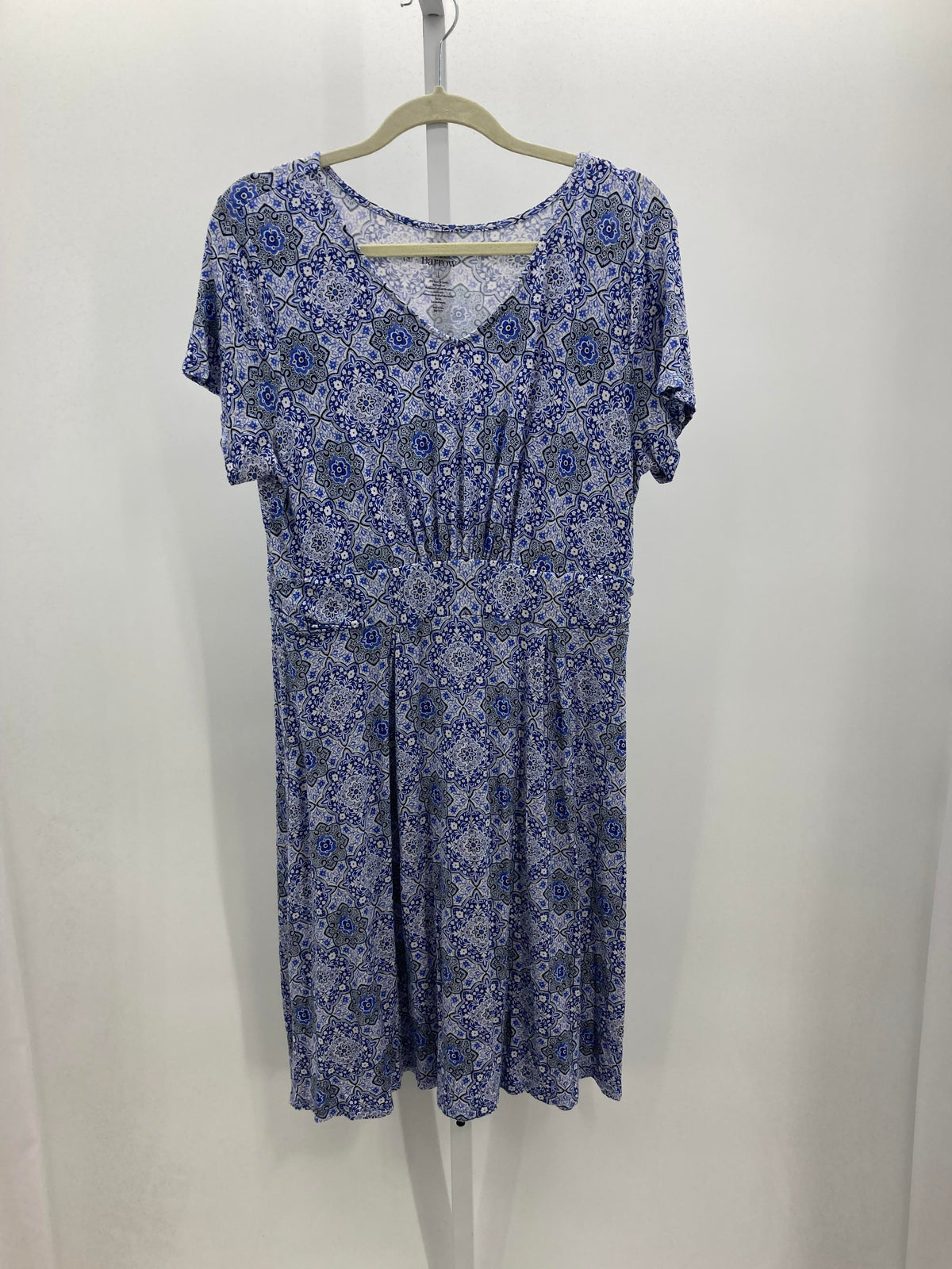 Croft & Barrow Size Large Misses Short Sleeve Dress