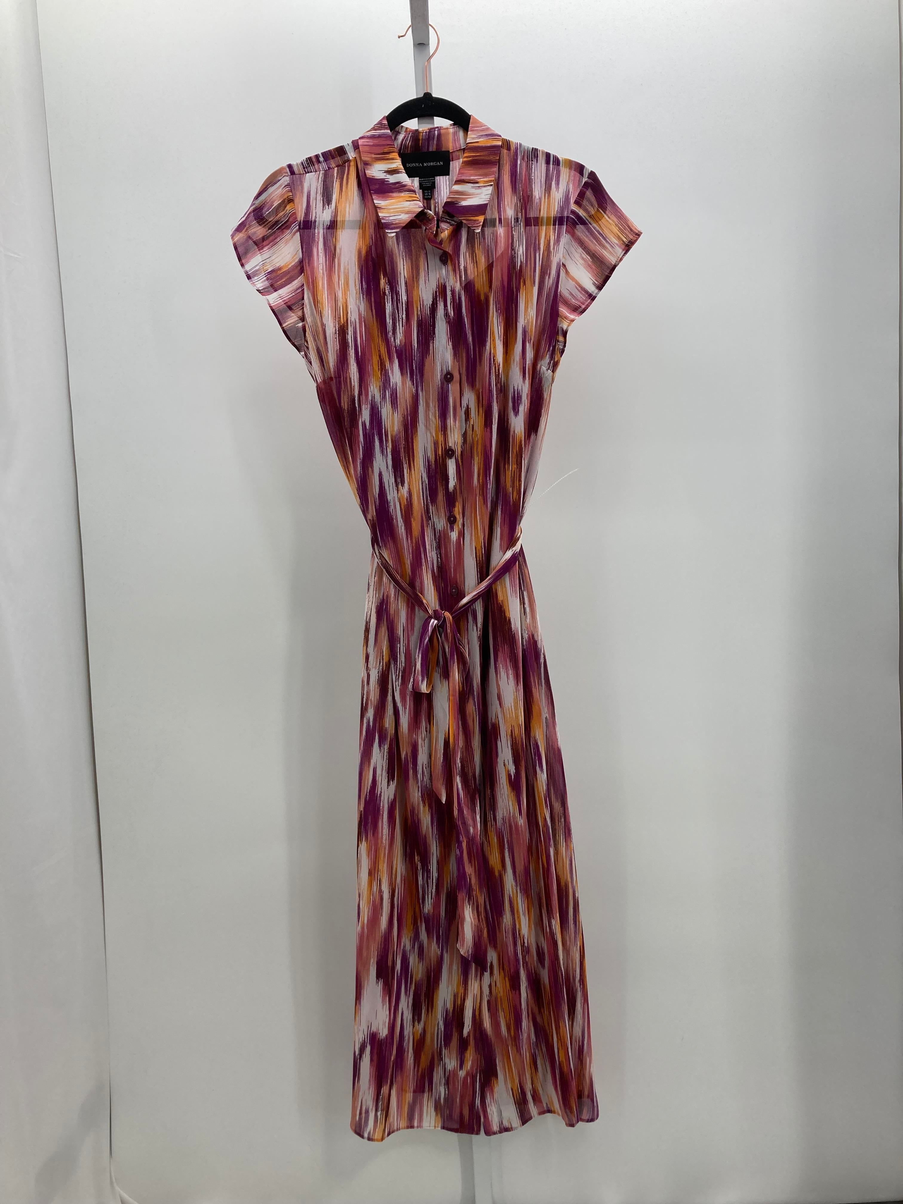 Donna Morgan Size 12 Misses Short Sleeve Dress