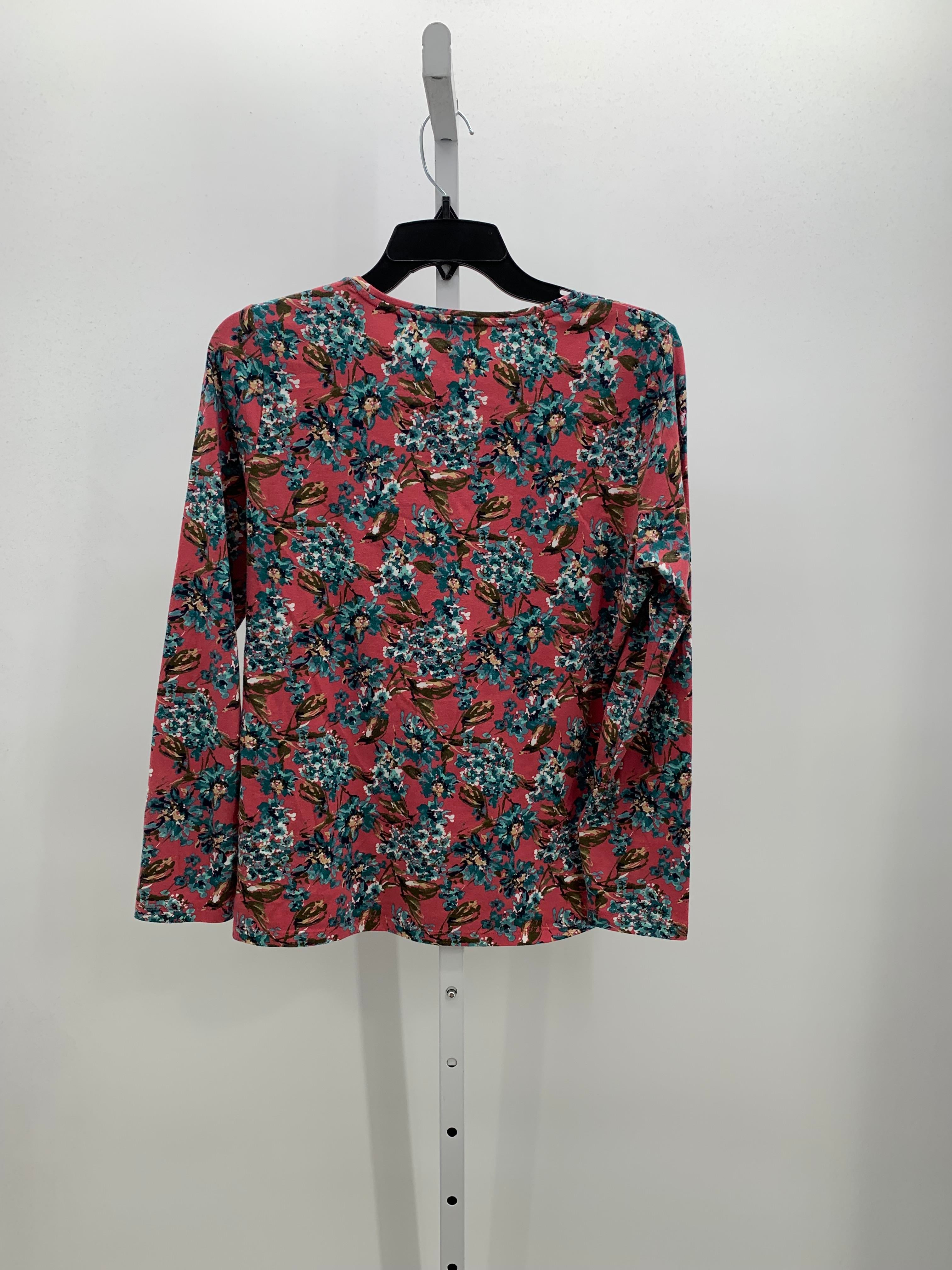 Talbots Size Medium Petite Petite Long Sleeve Shirt