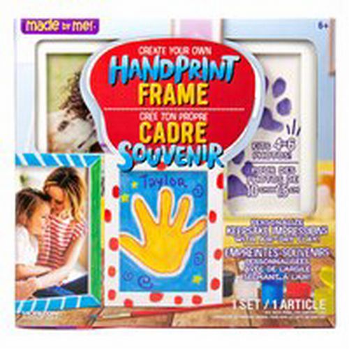 Made by Me Create Your Own Handprint Frame Craft Kit Incudes Air-Dry Clay -