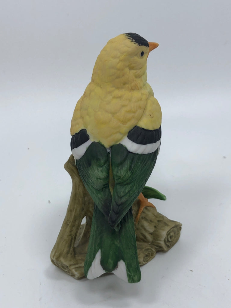 LEFTON CHINA YELLOW BIRD FIGURINE.
