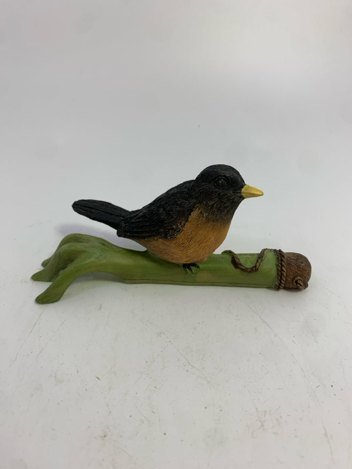 ROBIN SITTING ON BRANCH FIGURINE-MICHELLE PALMER