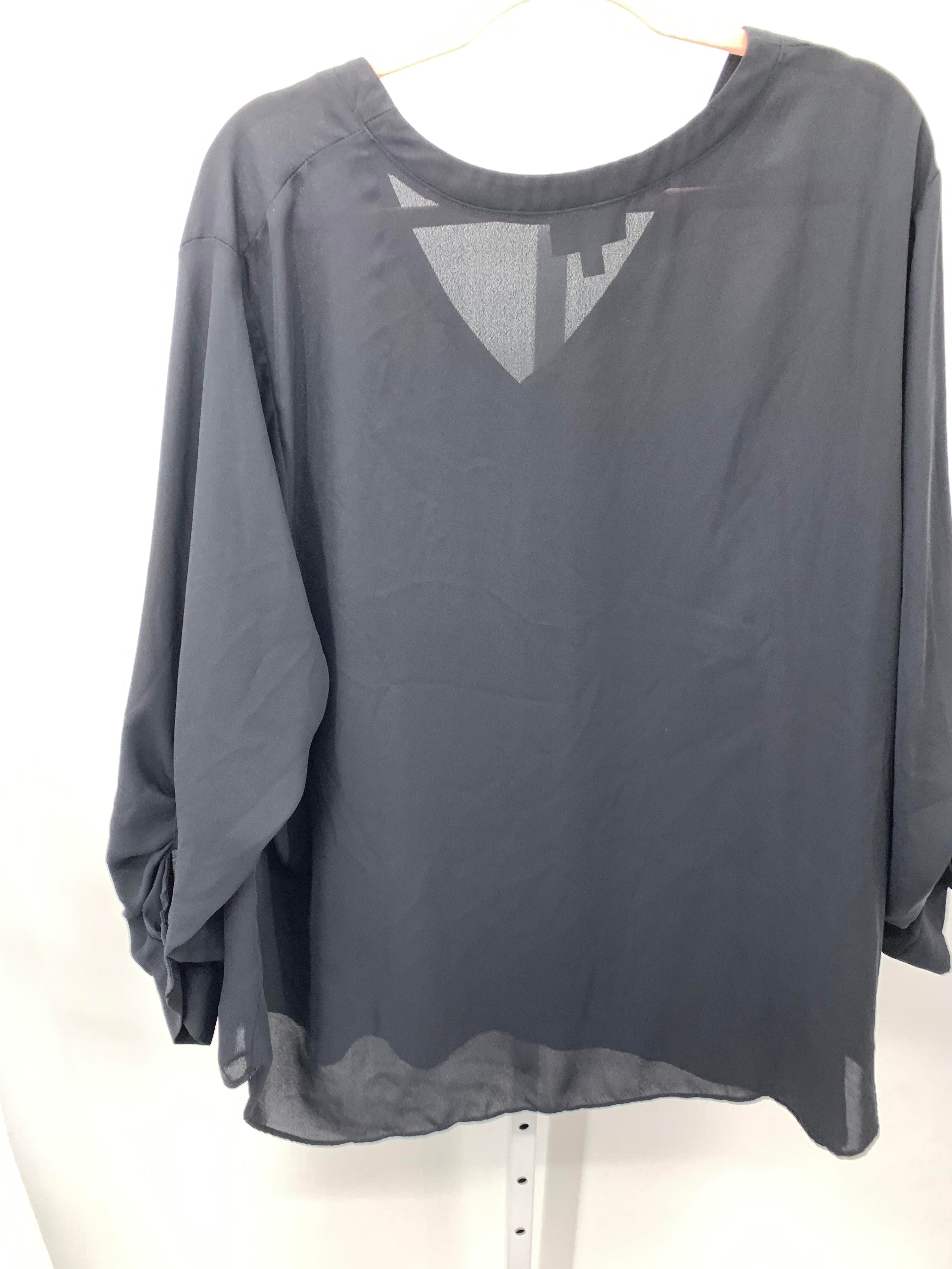 Lane Bryant Size 26 W Womens Long Sleeve Shirt