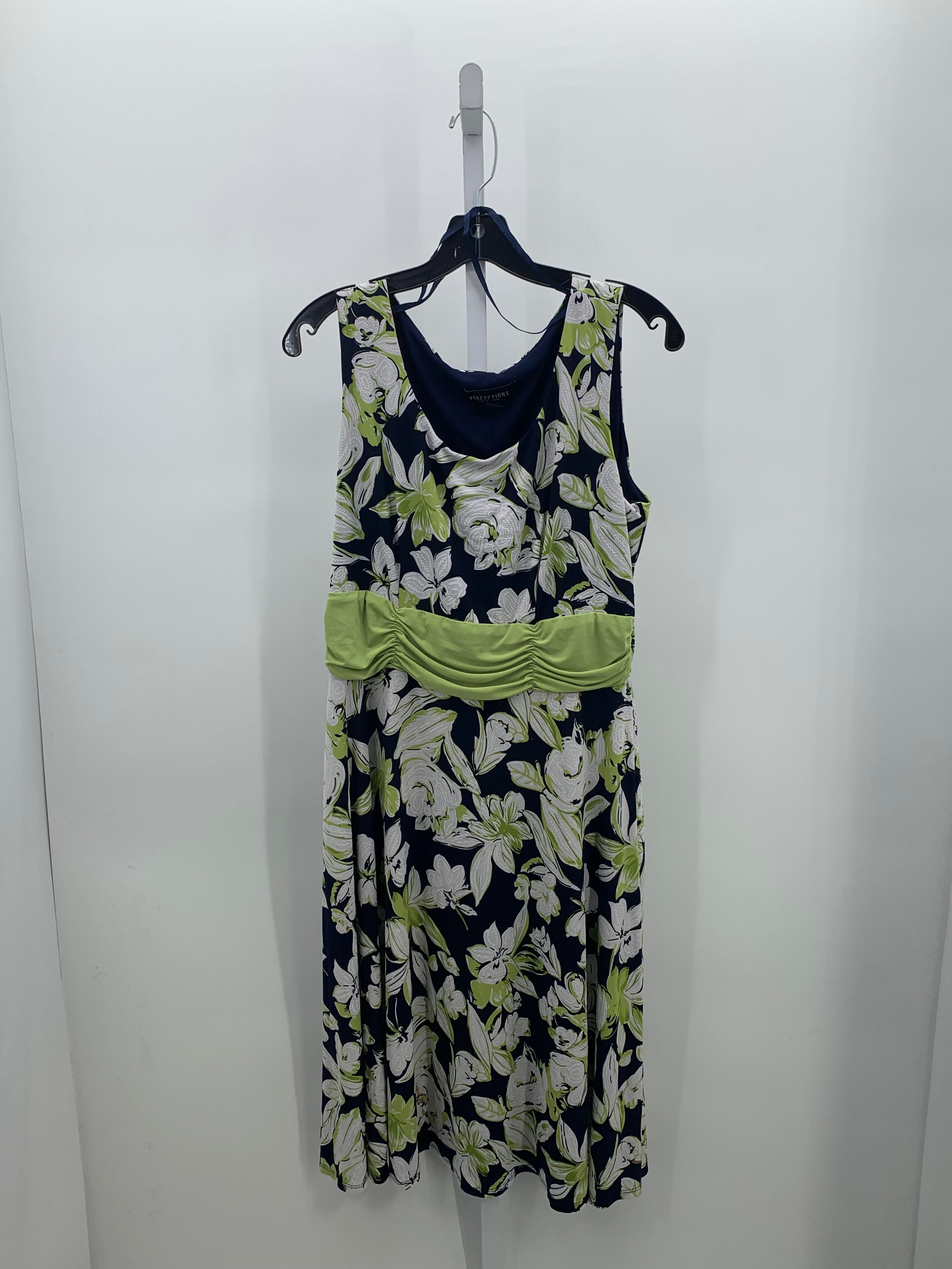Perception Size Large Misses Sleeveless Dress