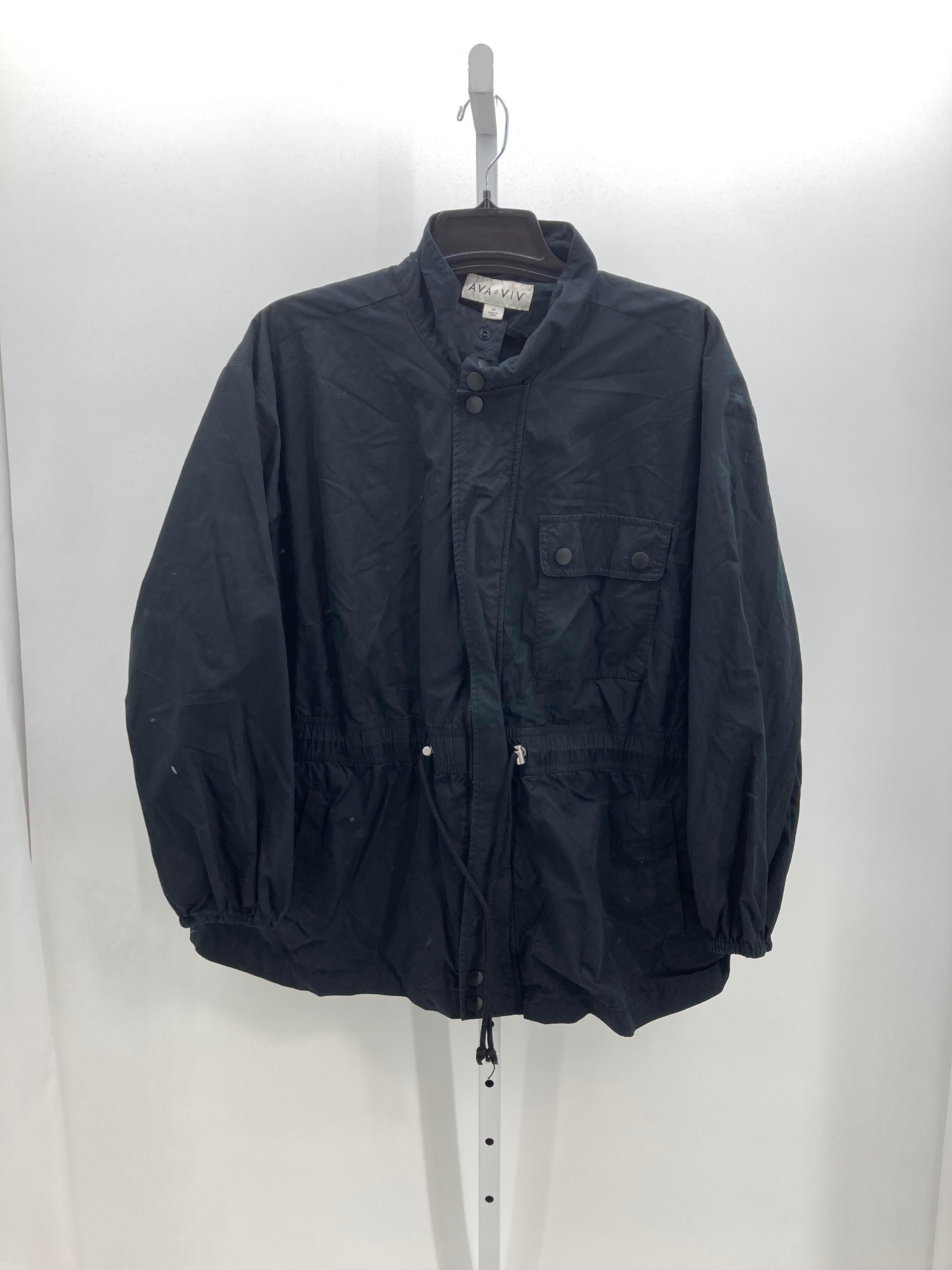 Ava & Viv Size 2X Womens Lightweight Jacket