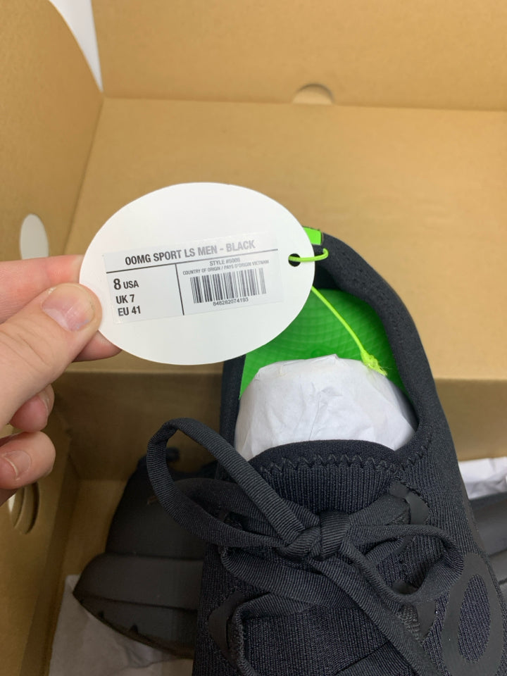 Oofos Sport Black Sneakers- New In Box
