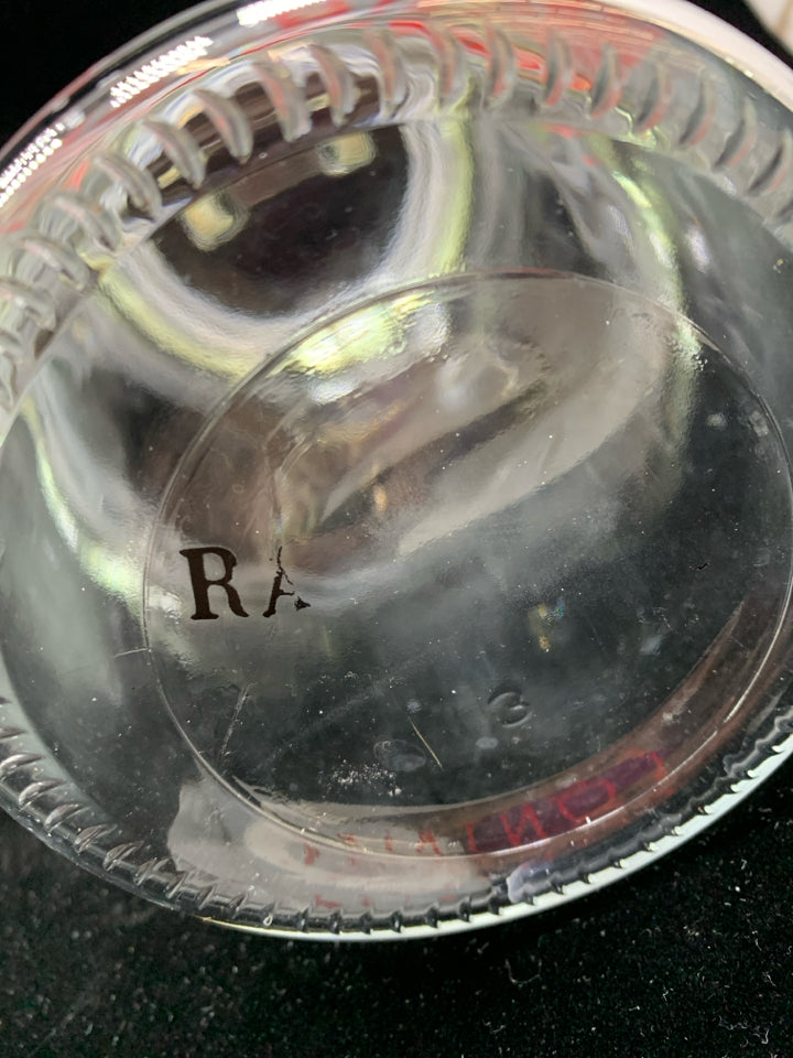 "CONTAIN" GLASS JAR W/LID.